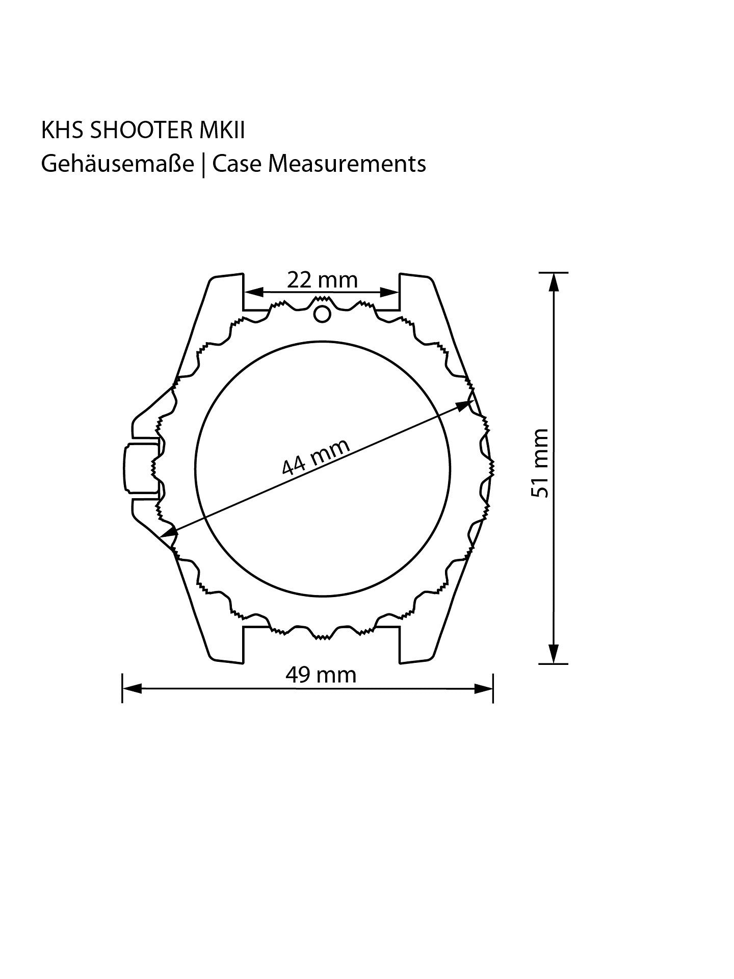 SHOOTER MKII | Quarz Analog | NEOCARB® Feldjäger XTAC