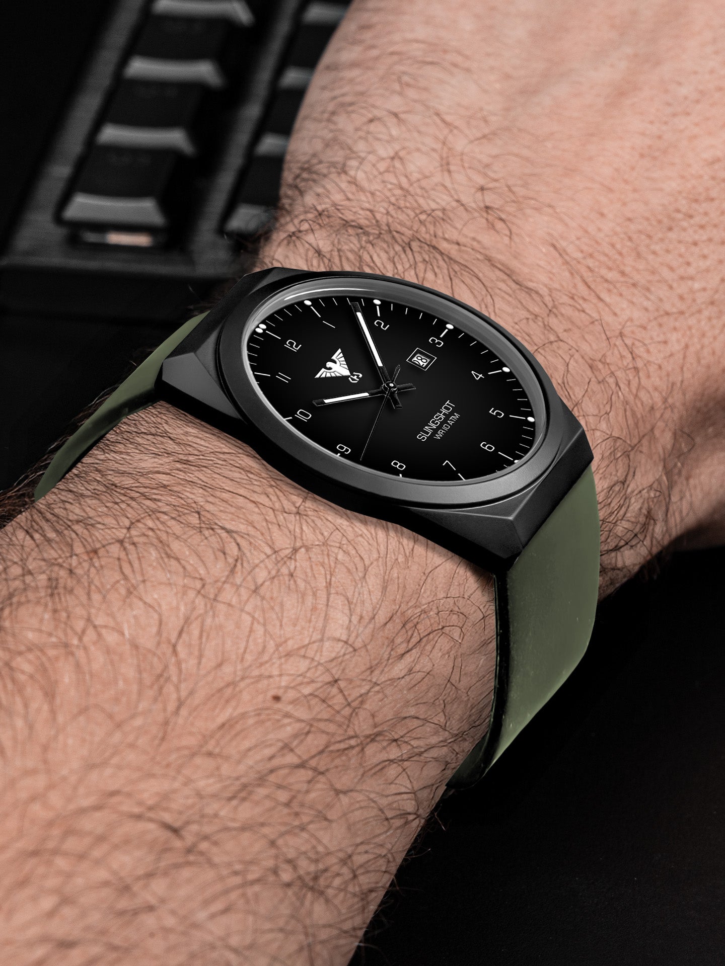 Slingshot Black Steel