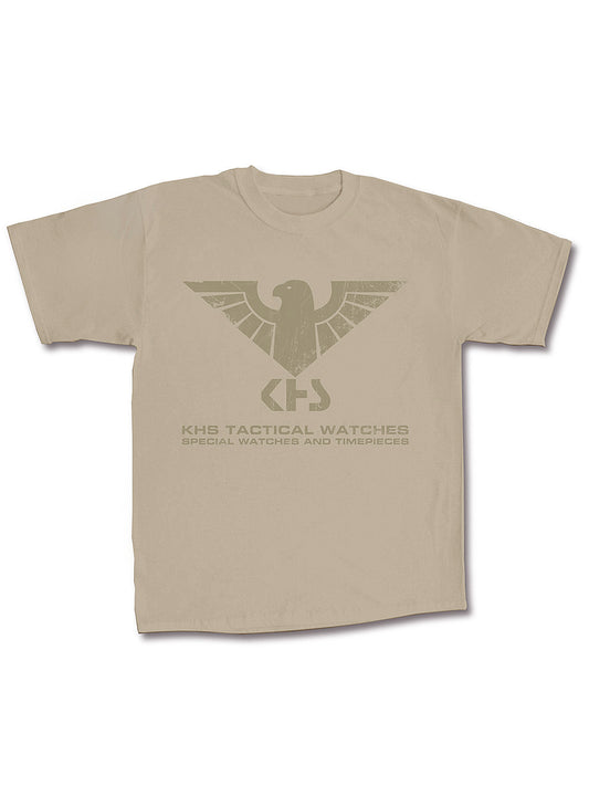 KHS T-Shirt Adlerlogo Beige