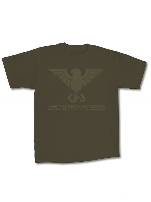 KHS T-Shirt eagle logo Olive
