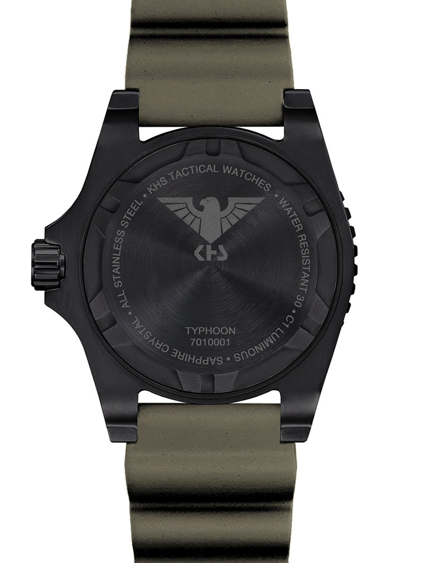 TYPHOON | Quarz Analog | Black Steel