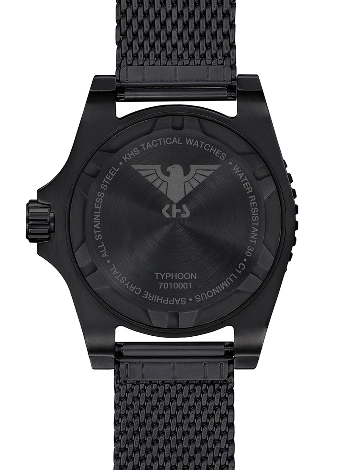 TYPHOON | Quarz Analog | Black Steel