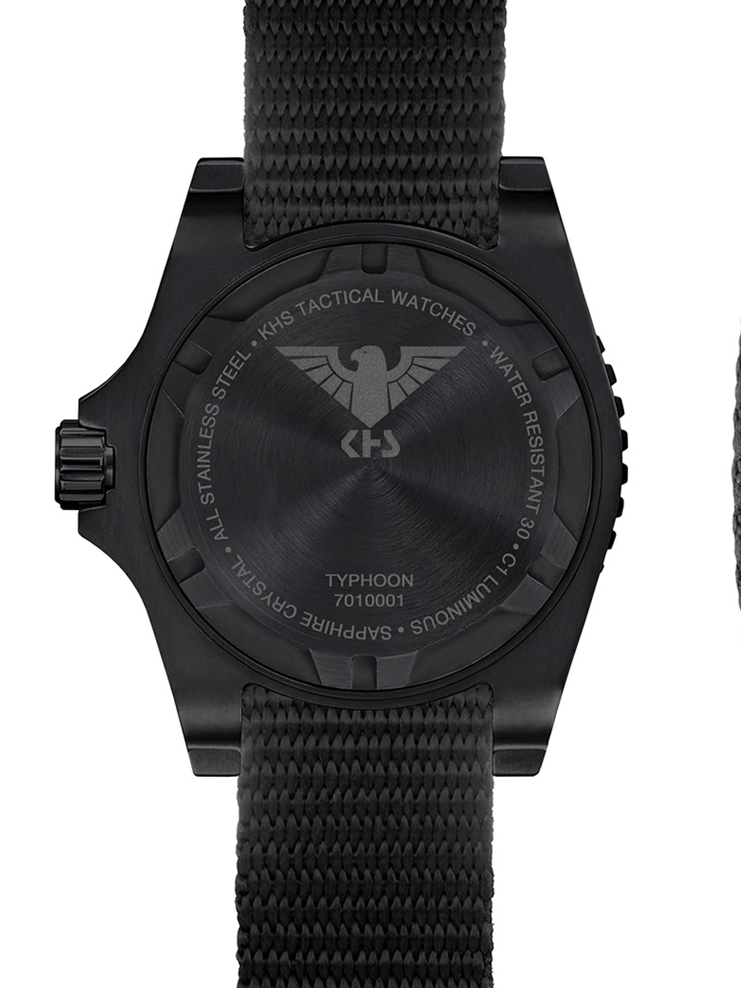 TYPHOON | Quarz Analog | Black Steel