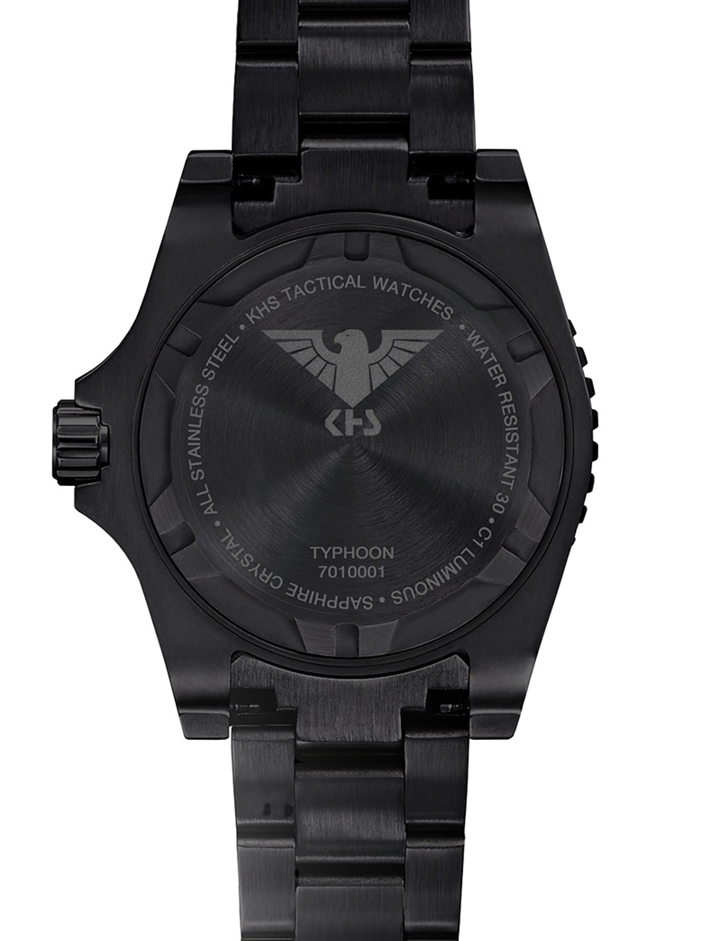 TYPHOON | Quarz Analog | Black Steel