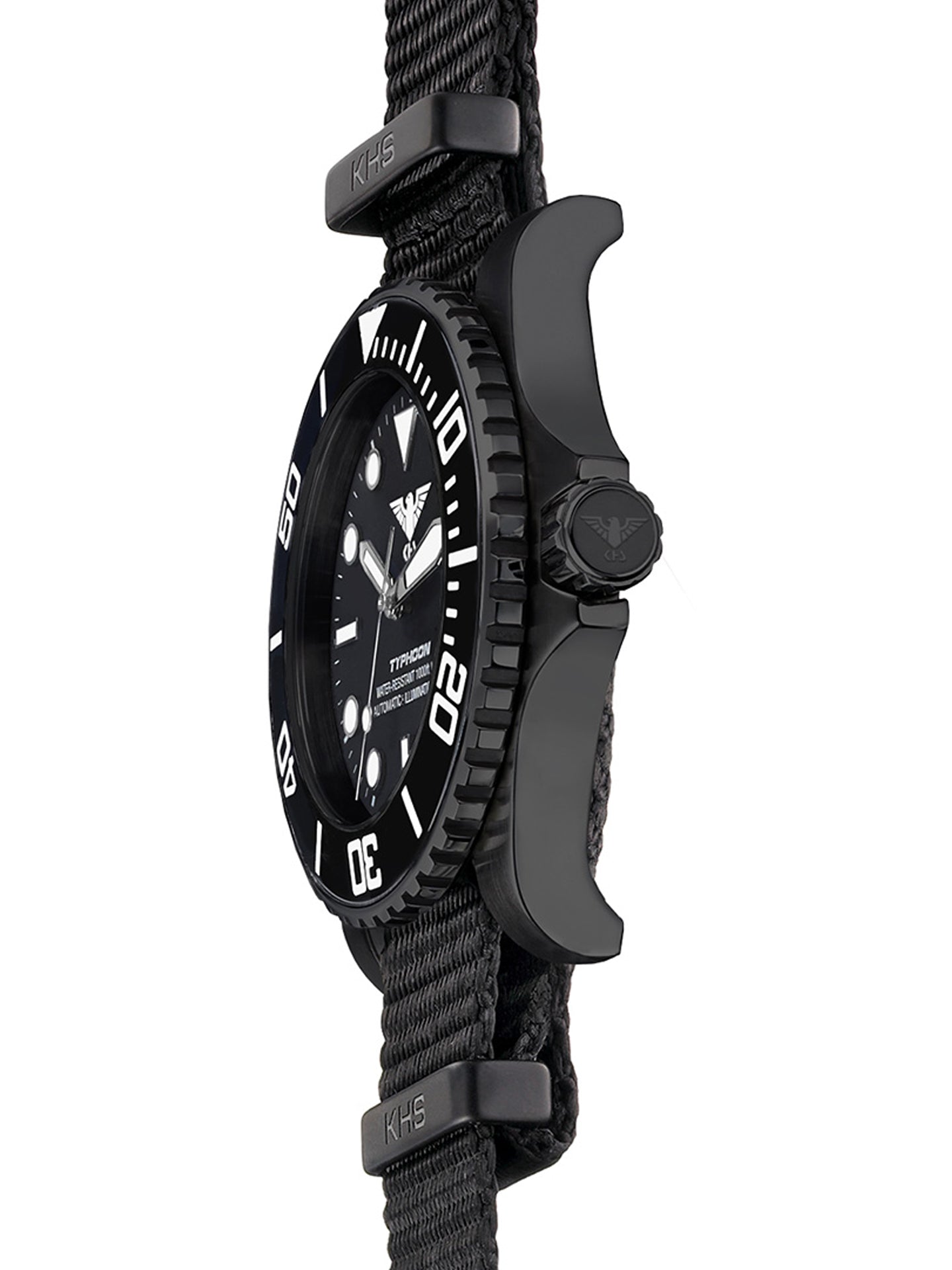 TYPHOON | Automatik Analog | Black Steel