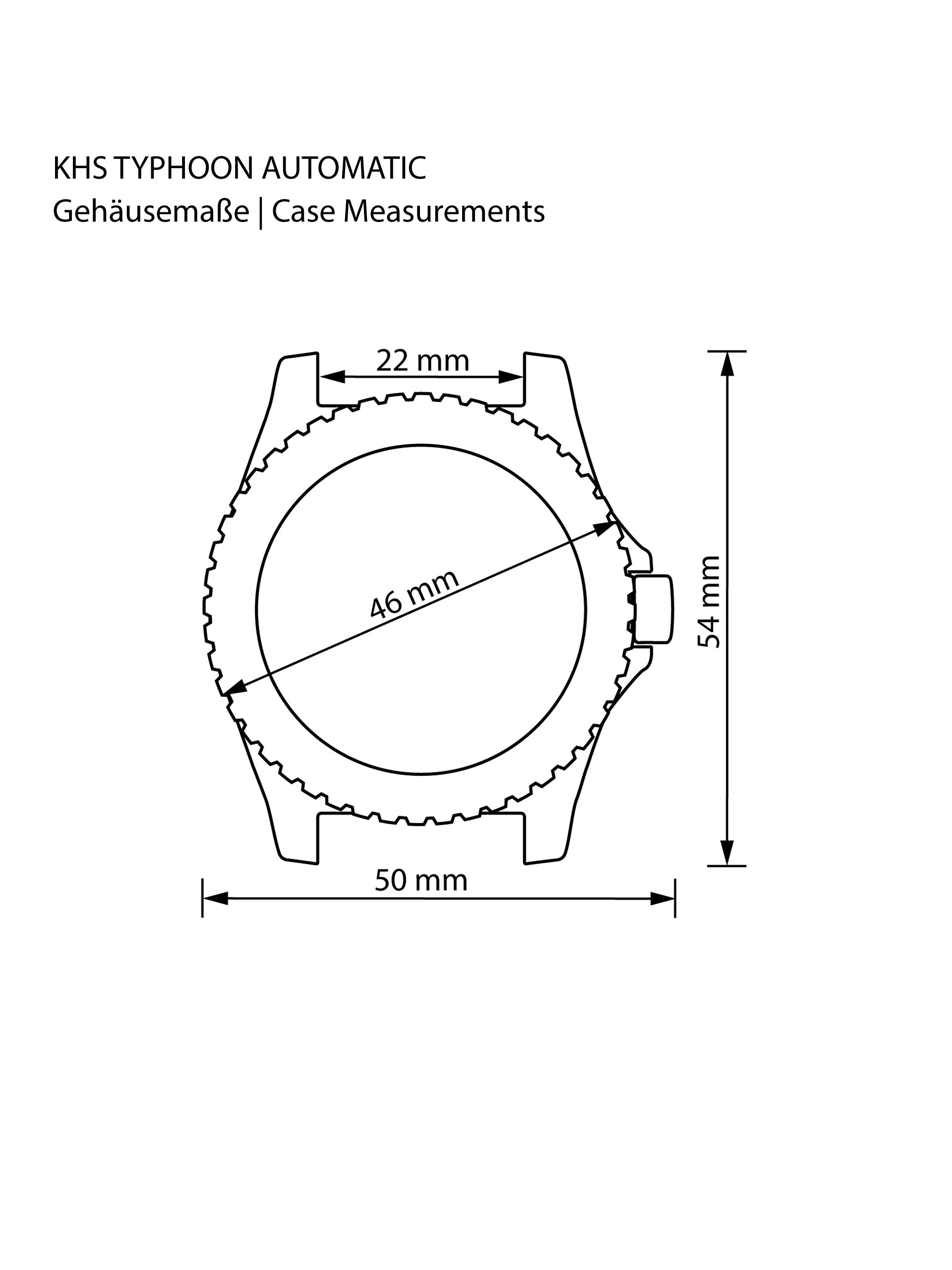 TYPHOON | Automatik Analog | Black Steel