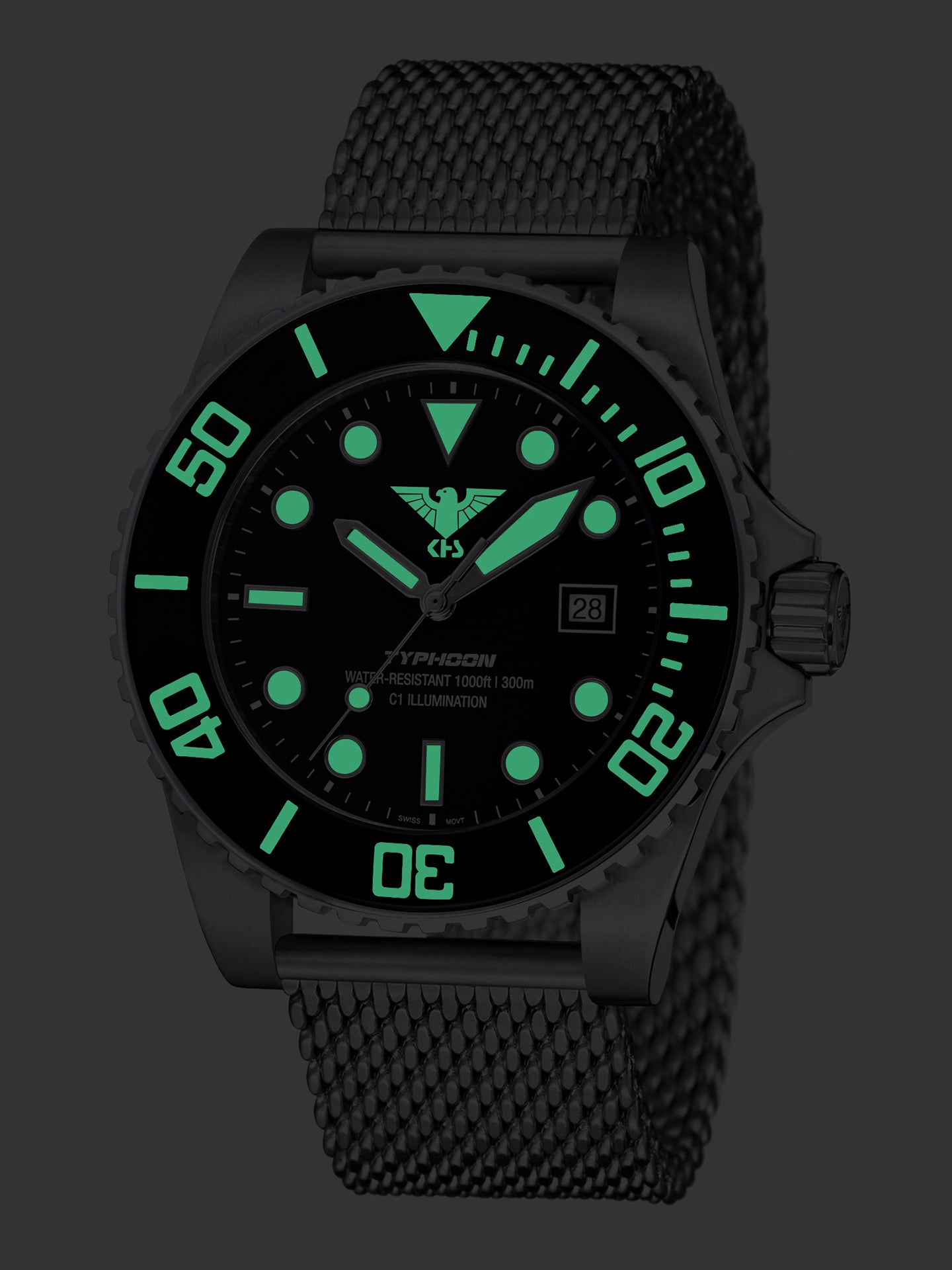 TYPHOON | Quarz Analog | Steel