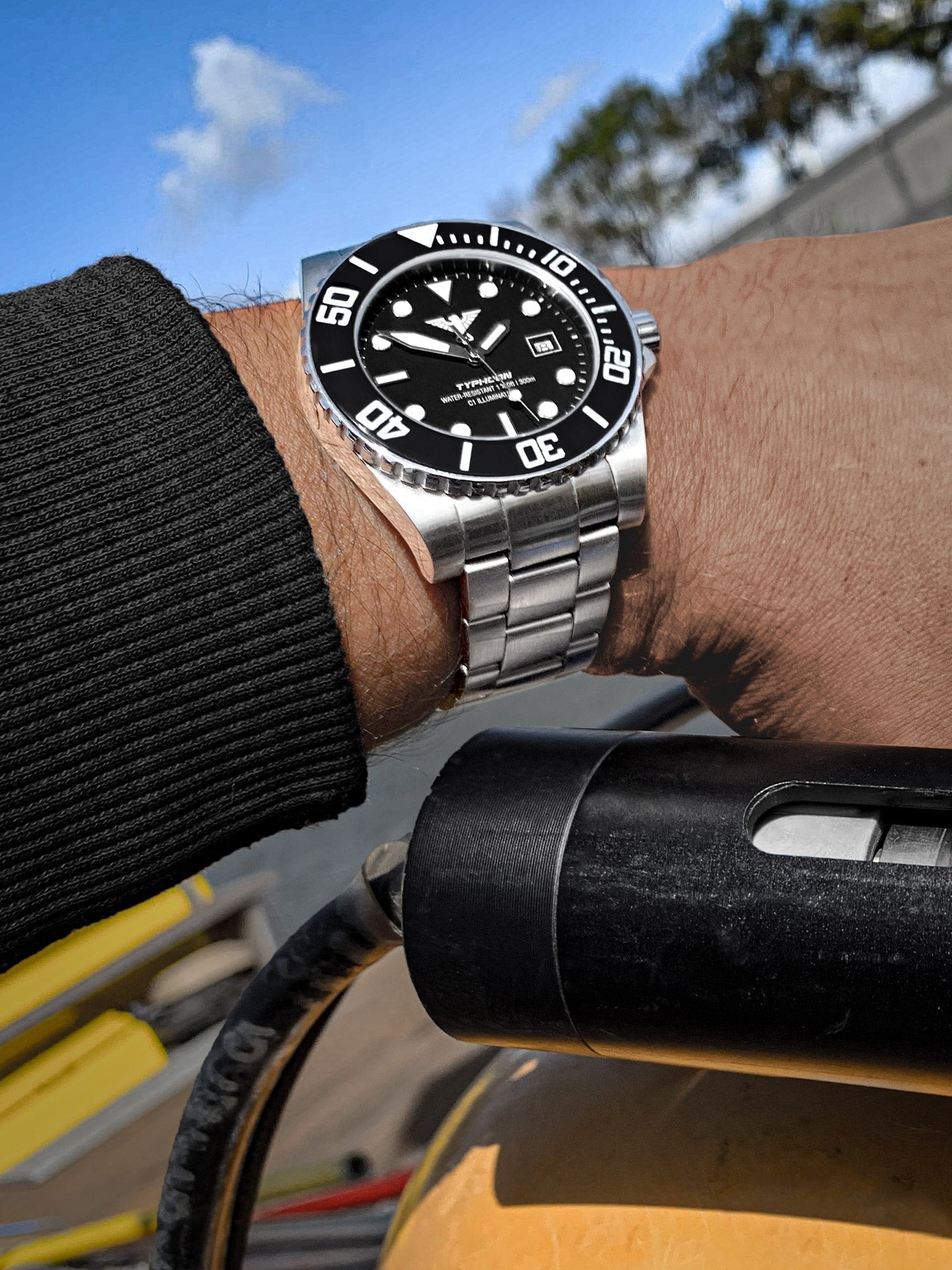 TYPHOON | Quarz Analog | Steel