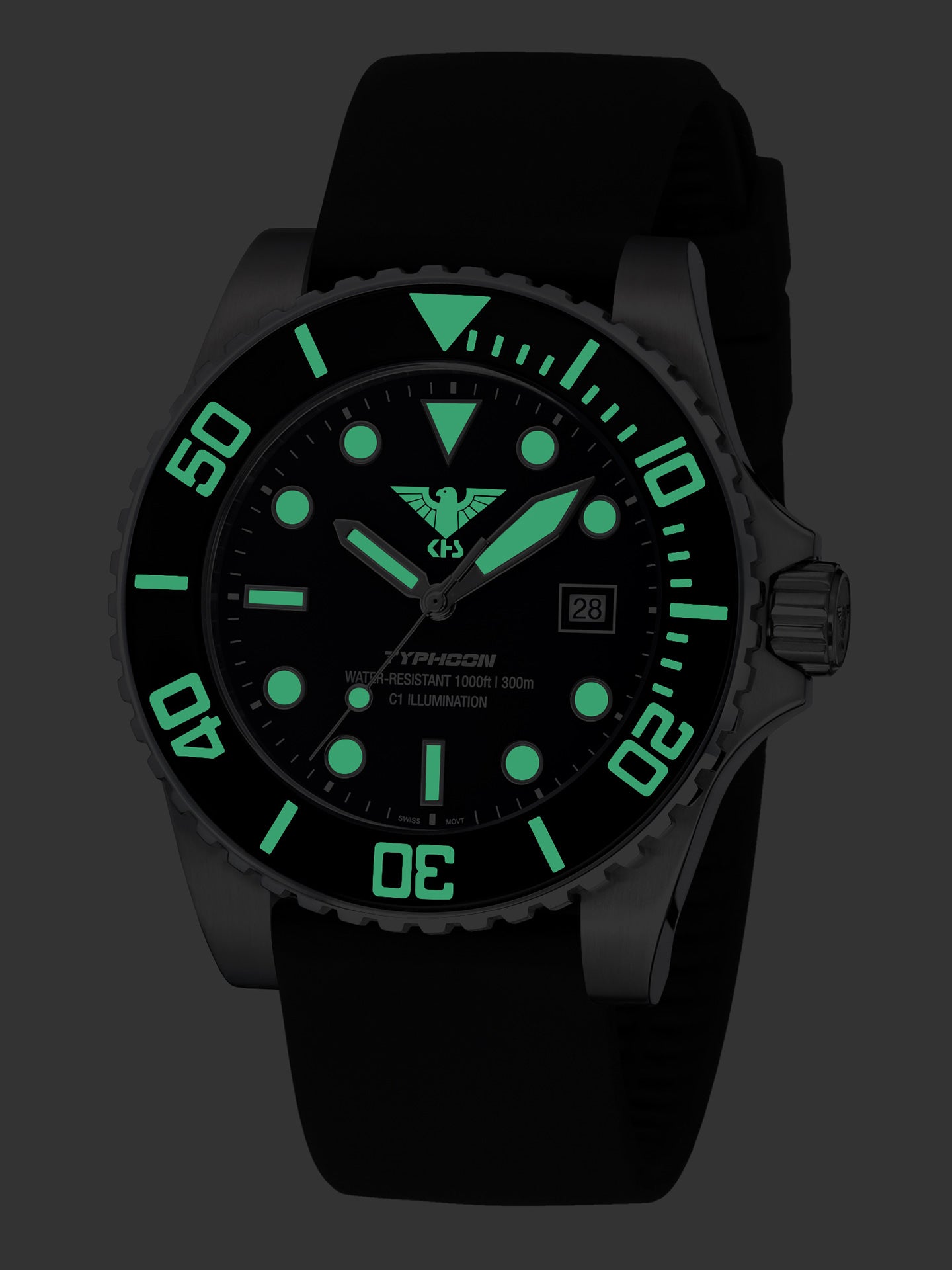 TYPHOON | Quarz Analog | Steel