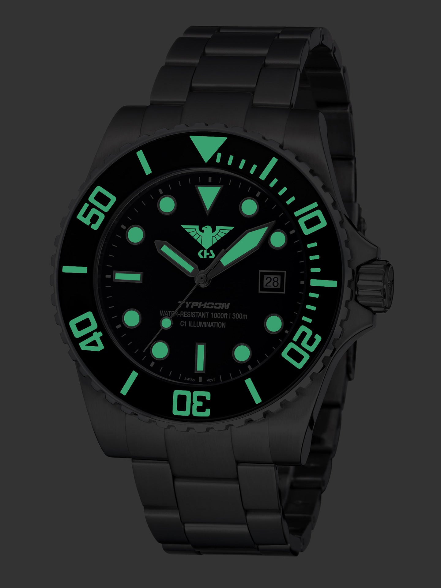 TYPHOON | Quarz Analog | Steel