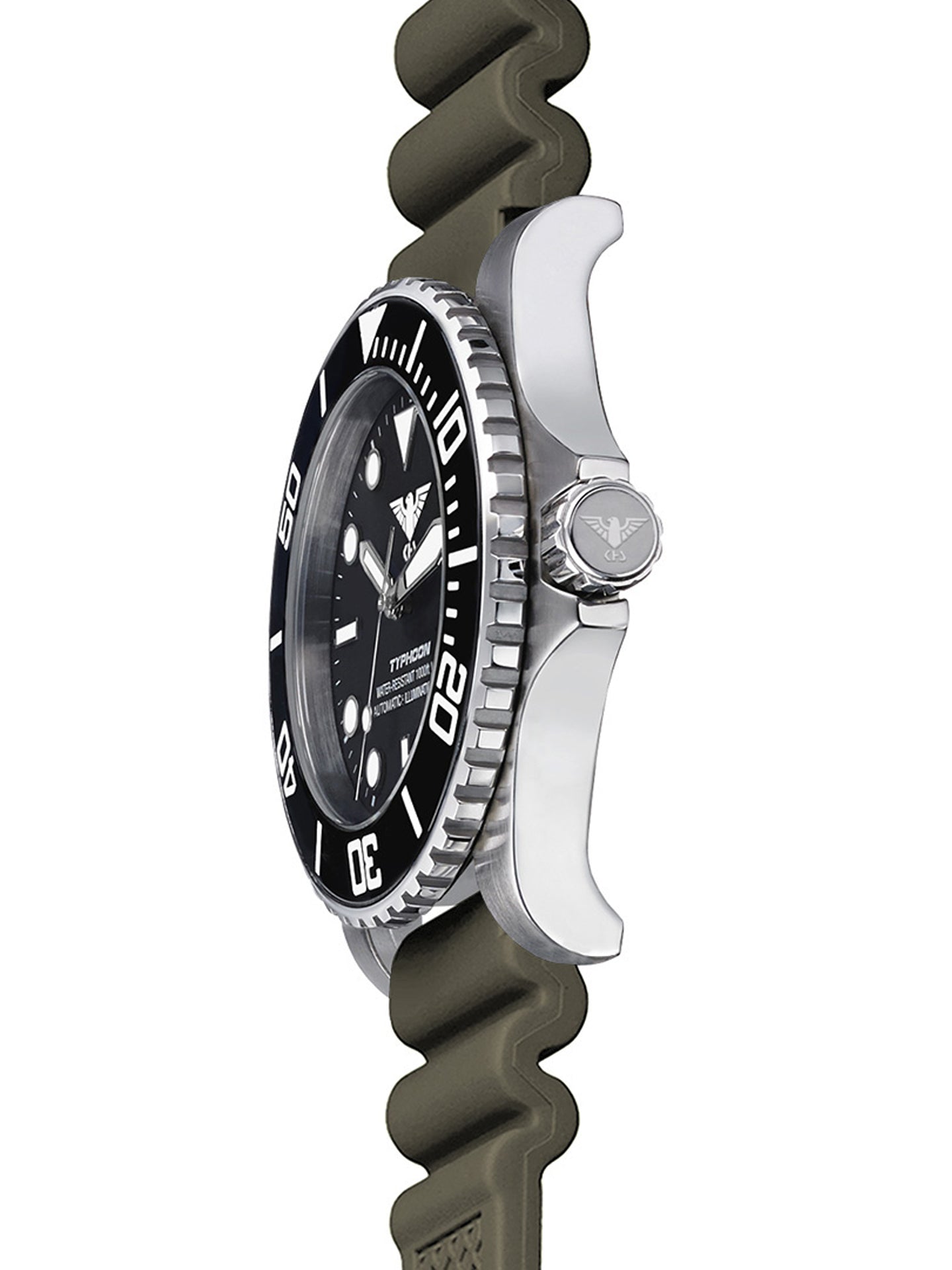 TYPHOON | Automatik Analog | Steel