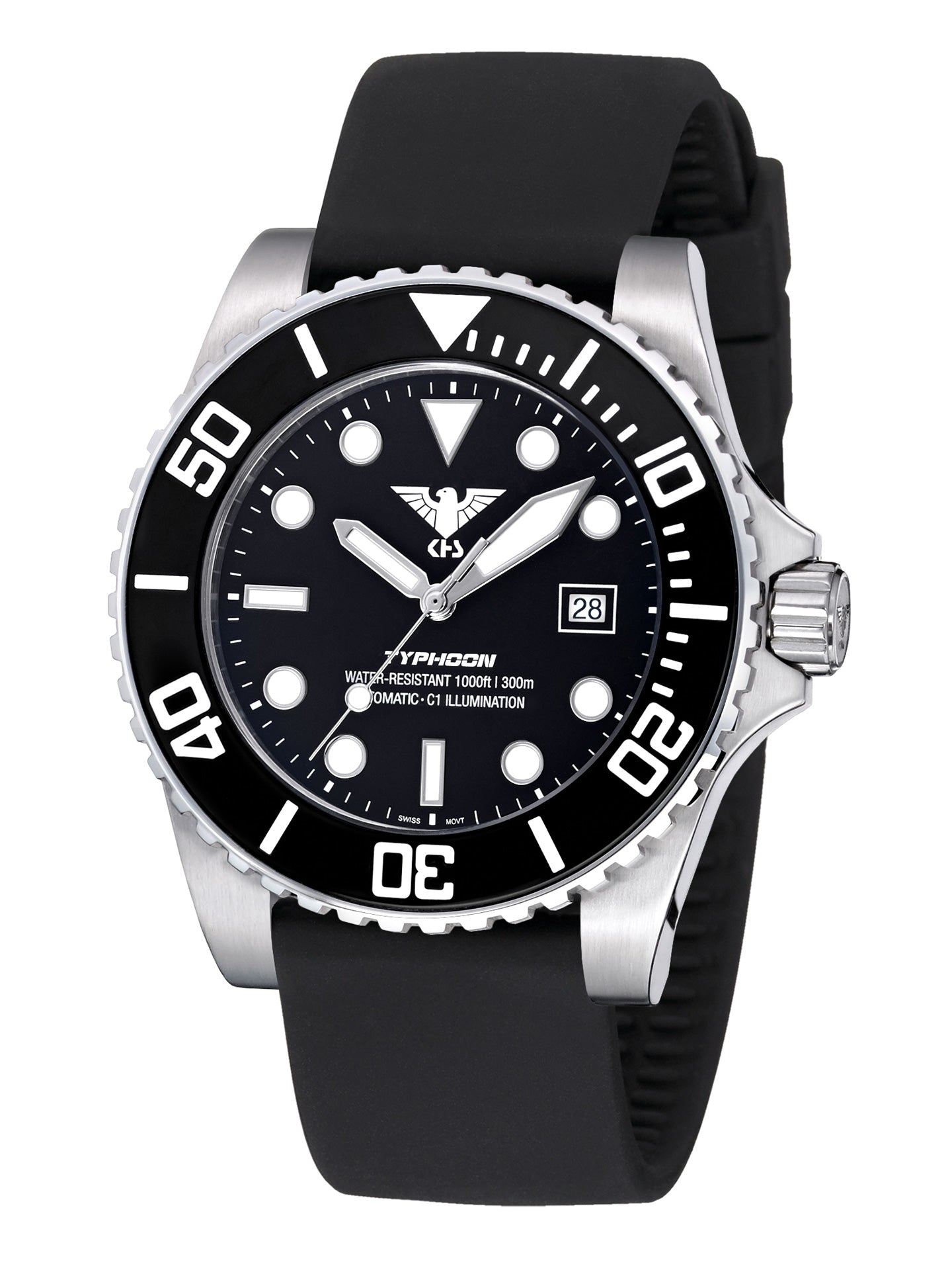 TYPHOON | Automatik Analog | Steel