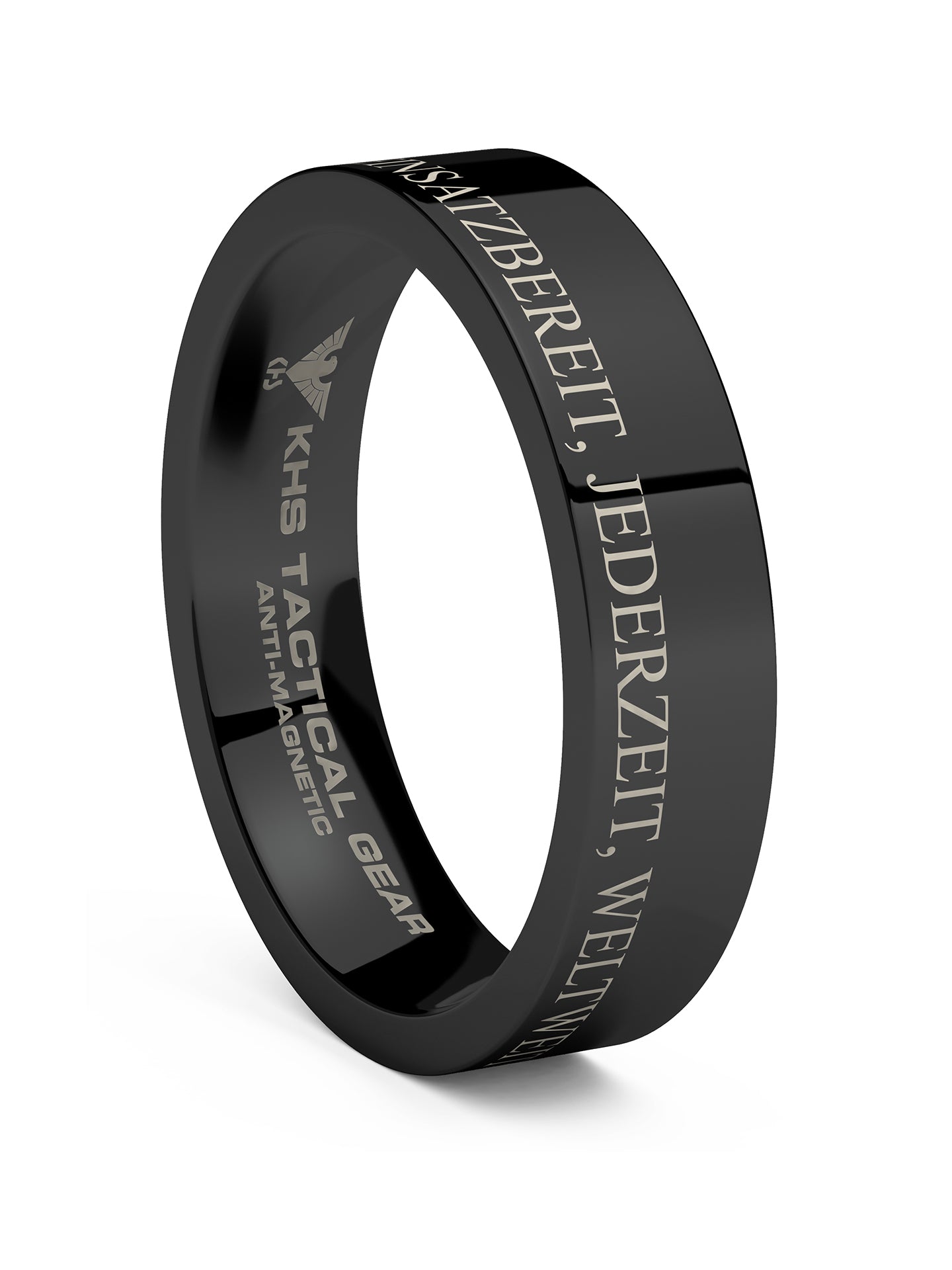 Tungsten ring motto