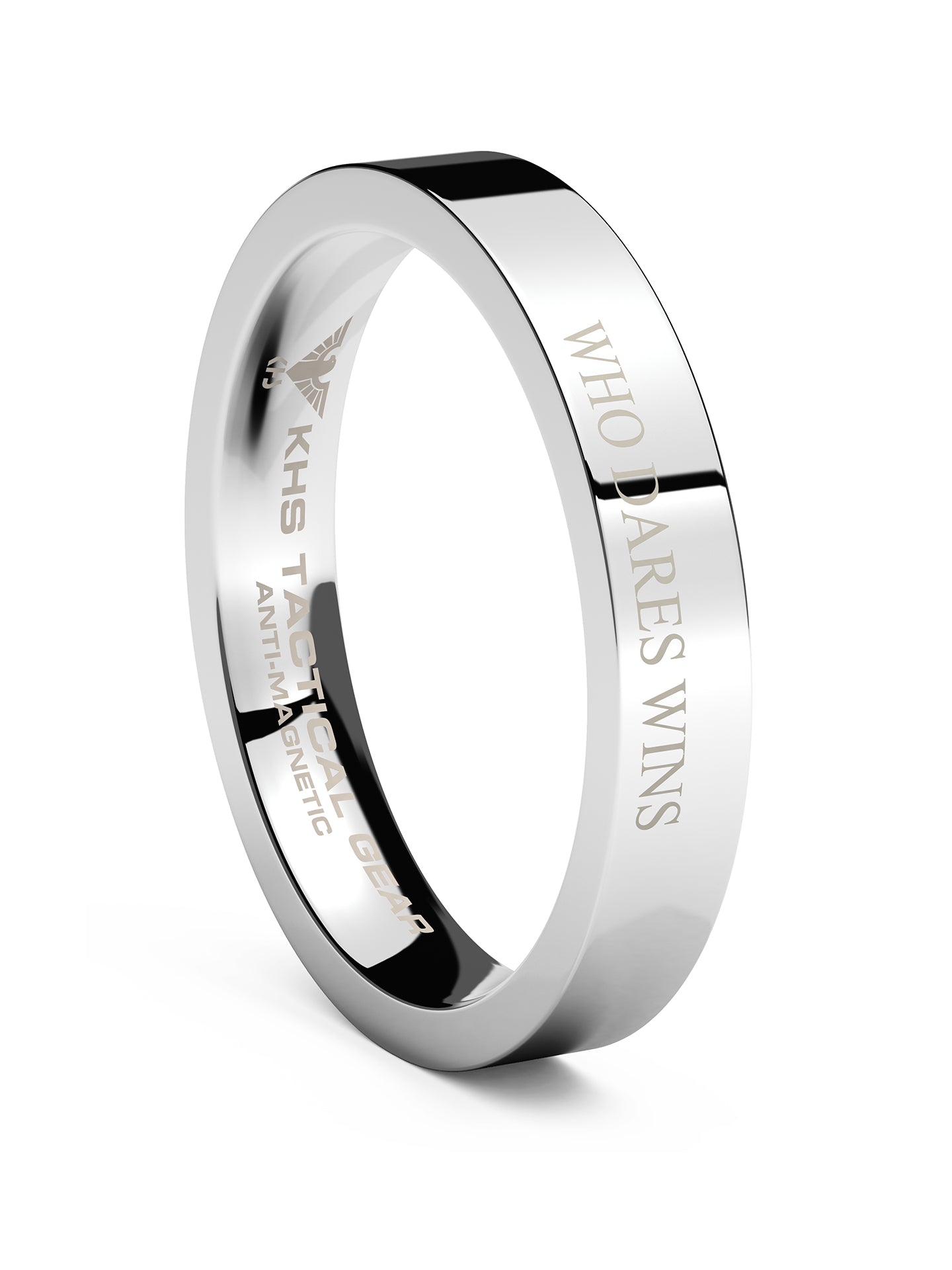 Tungsten ring motto