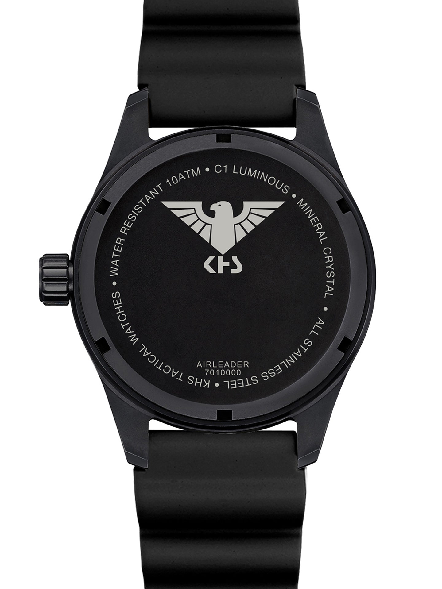 AIRLEADER | Quartz Analog | Black Steel