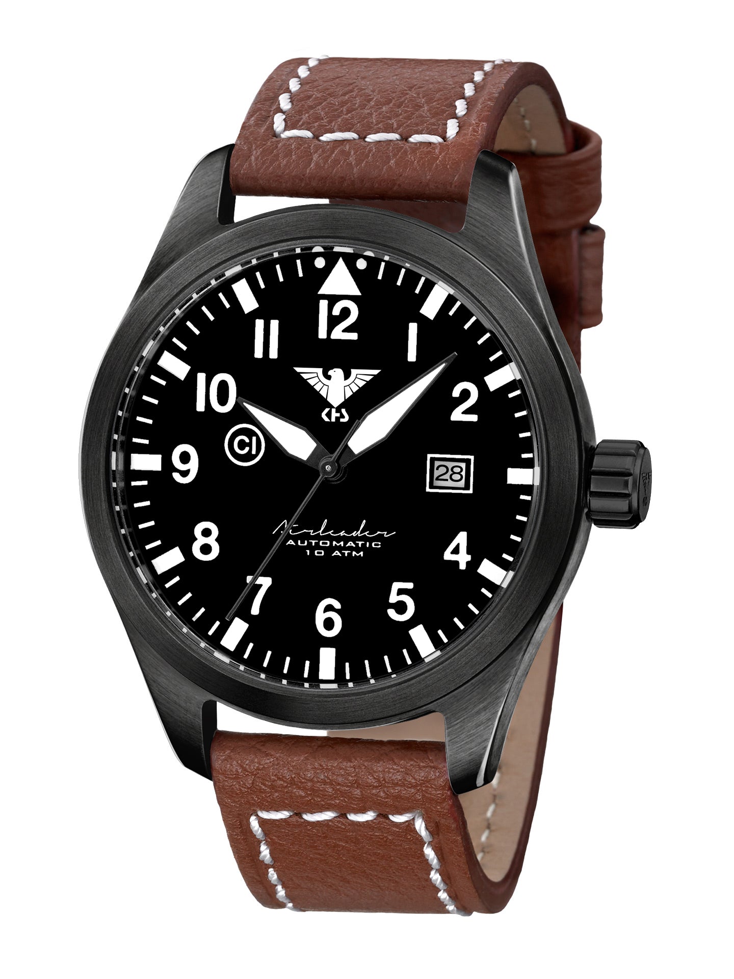 AIRLEADER | Automatic Analog | Black Steel