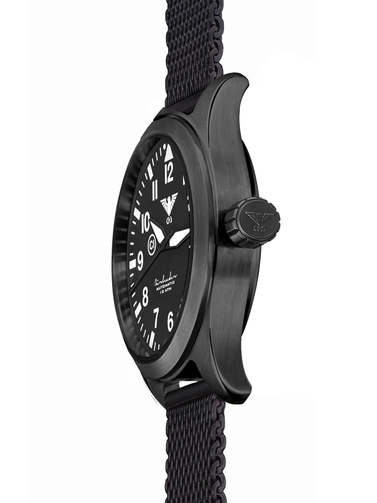 AIRLEADER | Automatic Analog | Black Steel