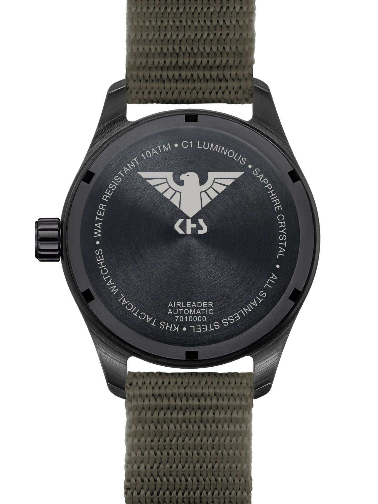 AIRLEADER | Automatic Analog | Black Steel