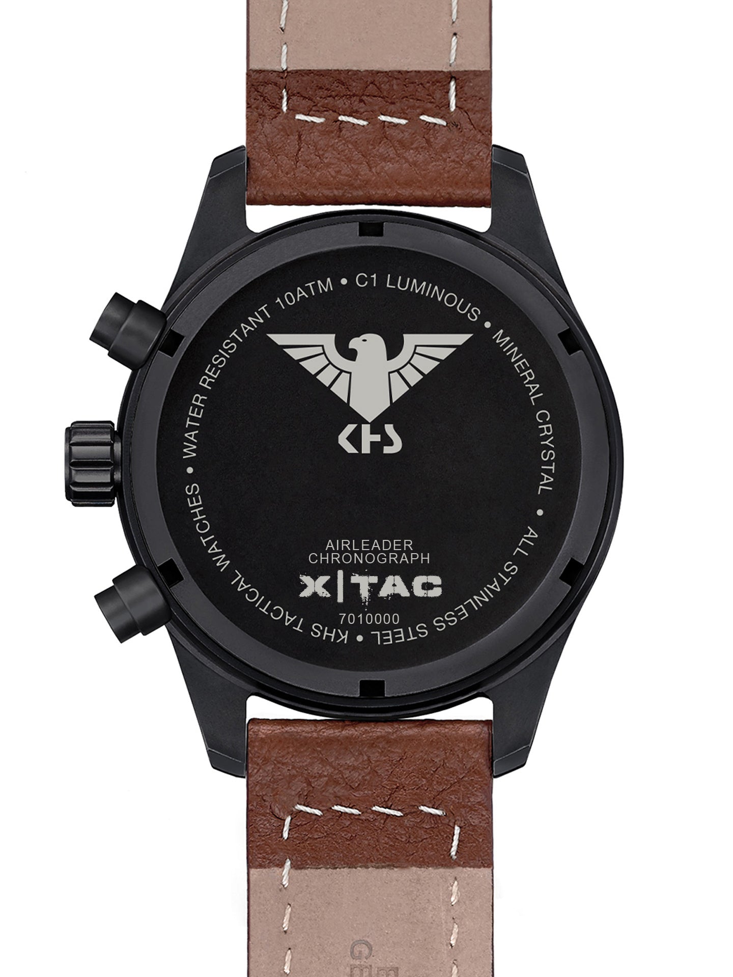 AIRLEADER | Quarz Chronograph | Black Steel XTAC