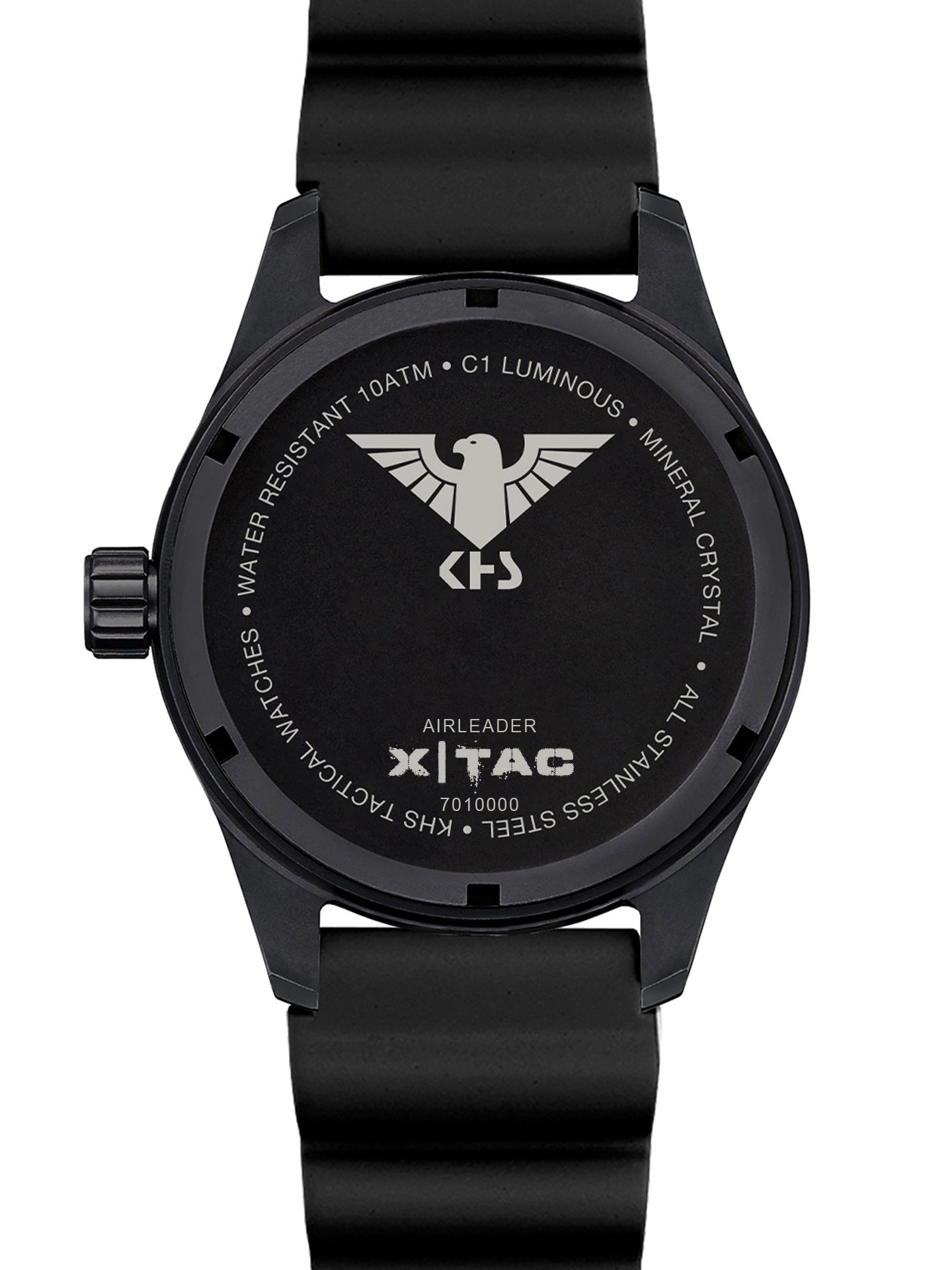 AIRLEADER | Quarz Analog | Black Steel XTAC