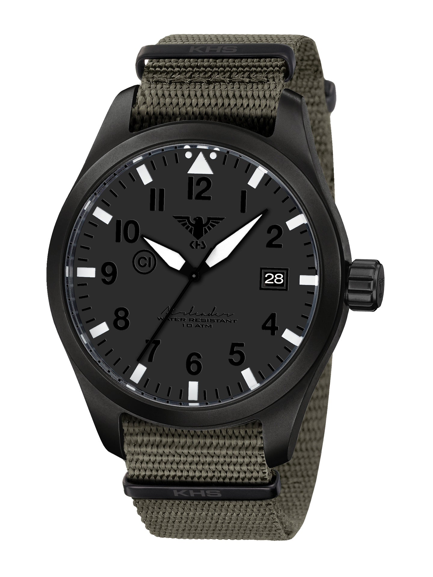 AIRLEADER | Quarz Analog | Black Steel XTAC