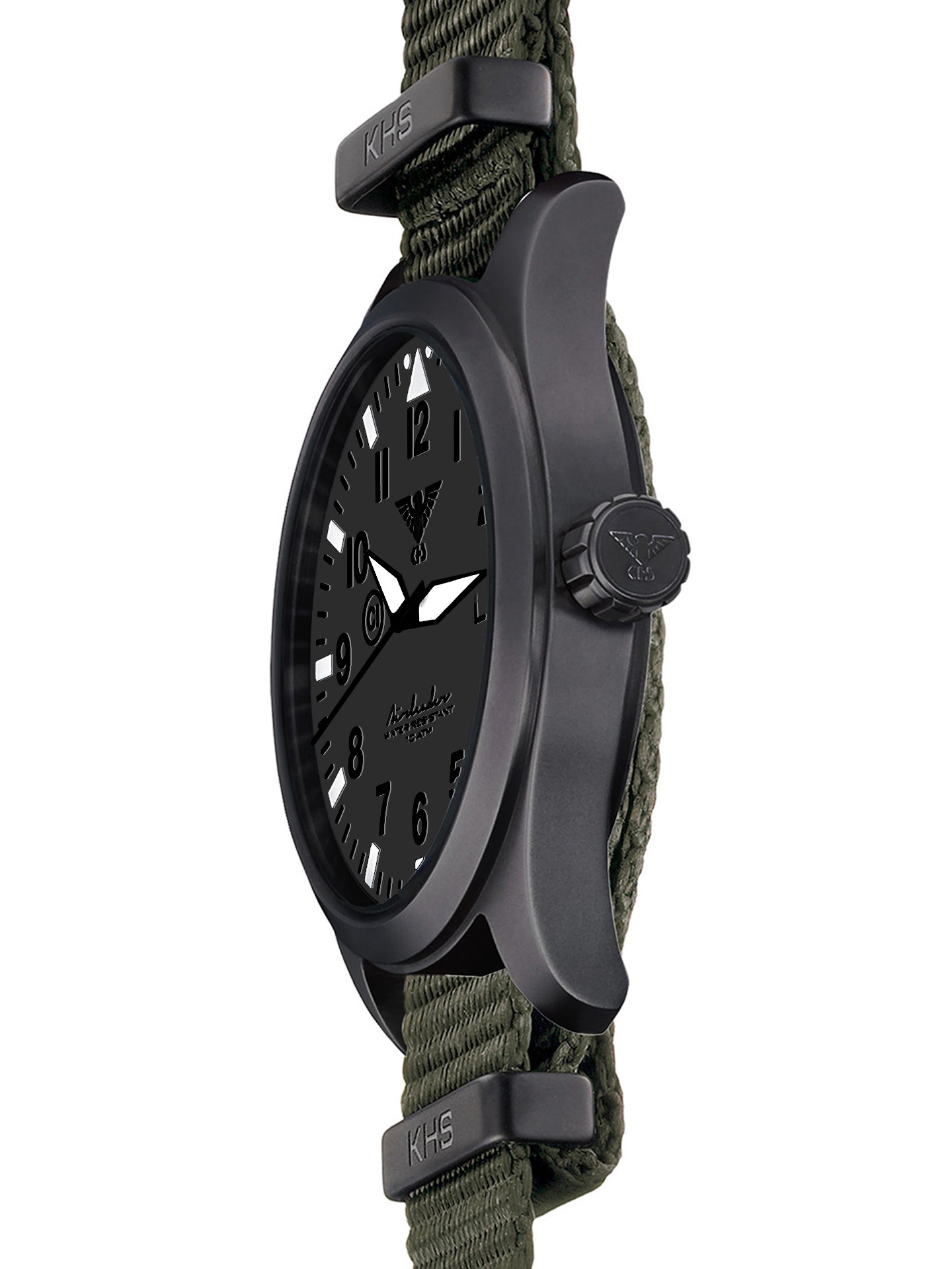 AIRLEADER | Quarz Analog | Black Steel XTAC