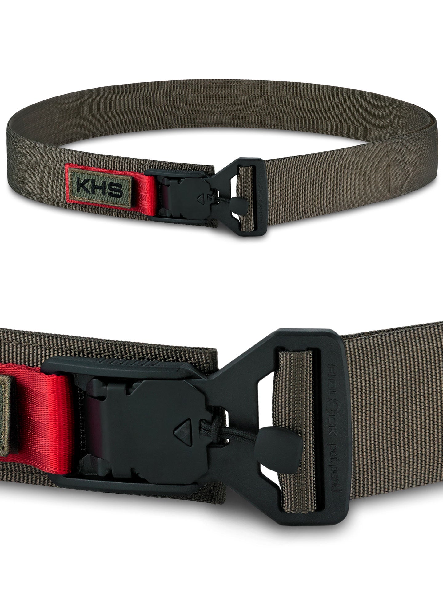 Dienstgürtel Steingrau-Oliv