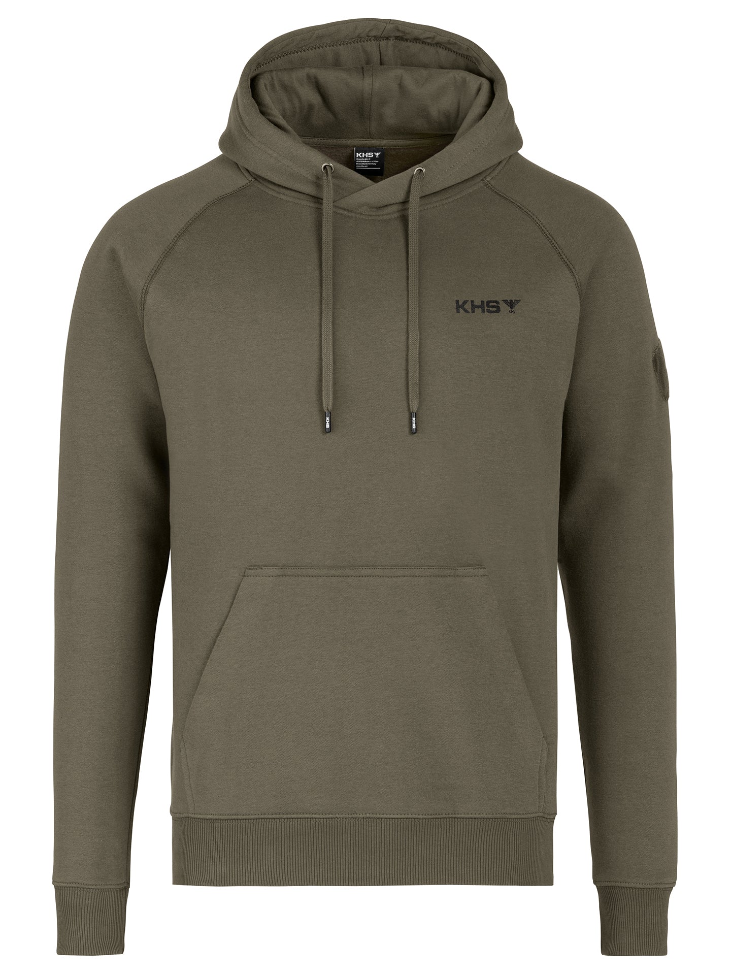 KHS Hoodie Steingrau-oliv