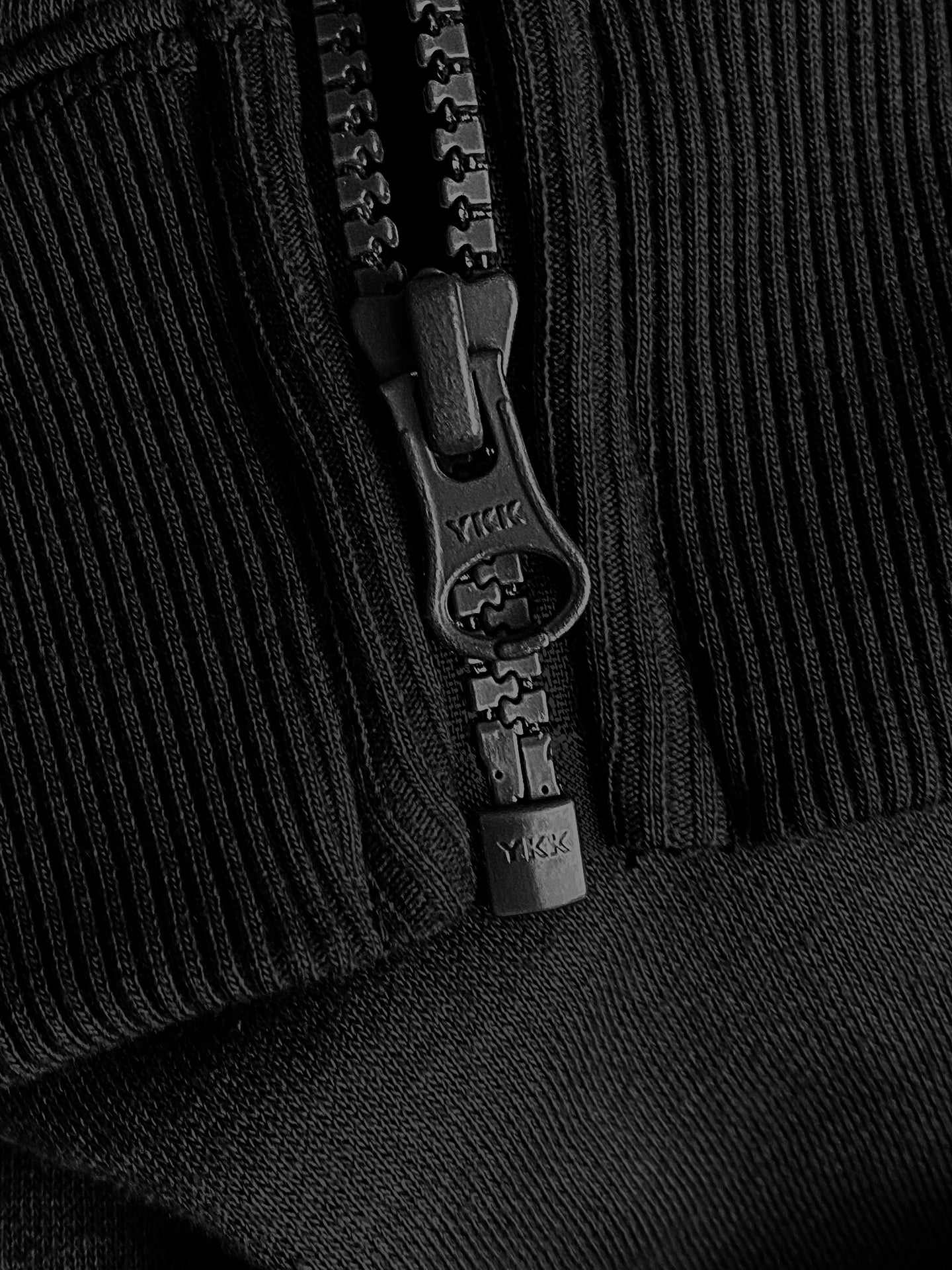 KHS Hoodie mit Zipper Schwarz