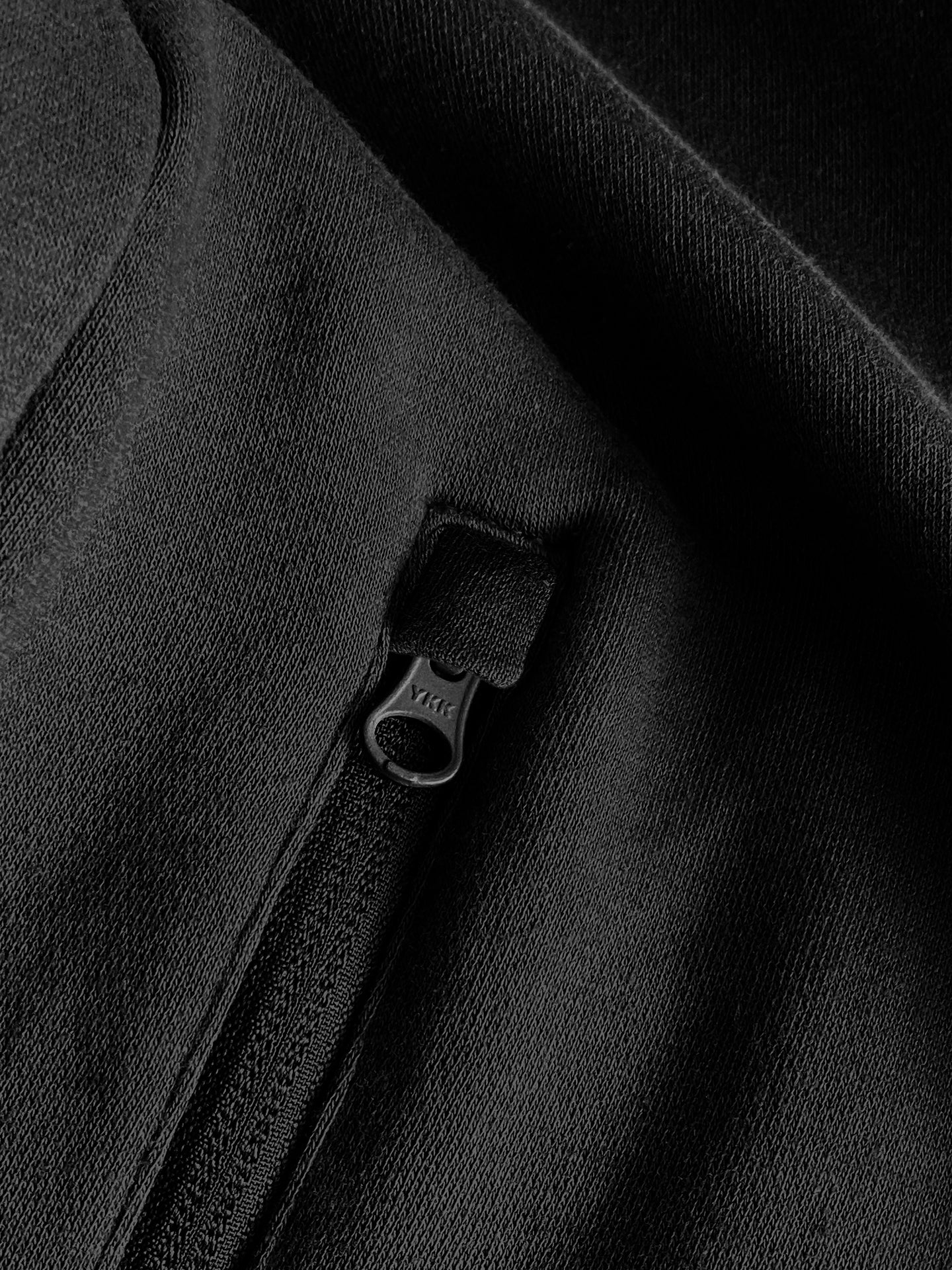 KHS Hoodie mit Zipper Schwarz