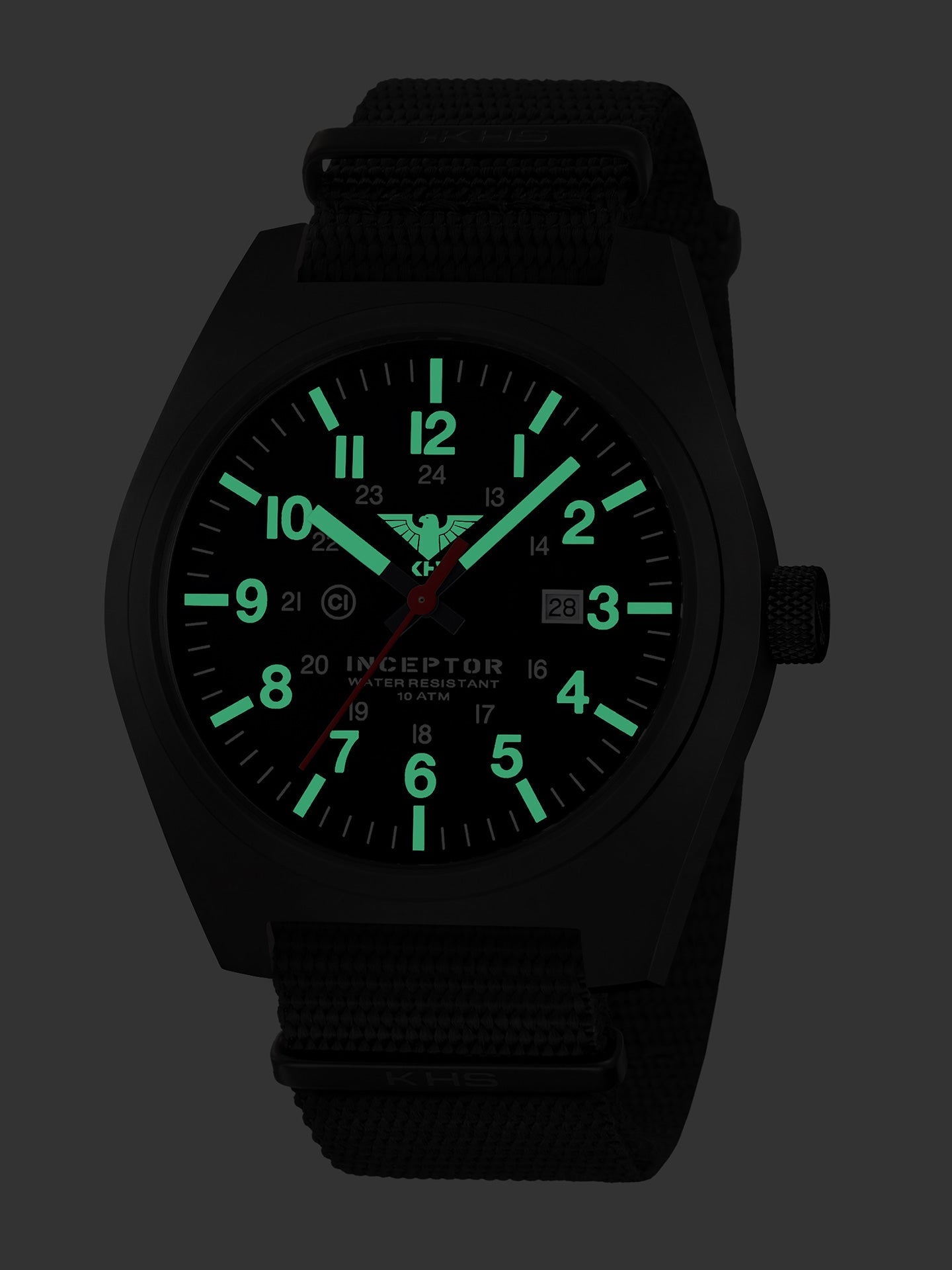 INCEPTOR | Quartz Analog | Black Steel