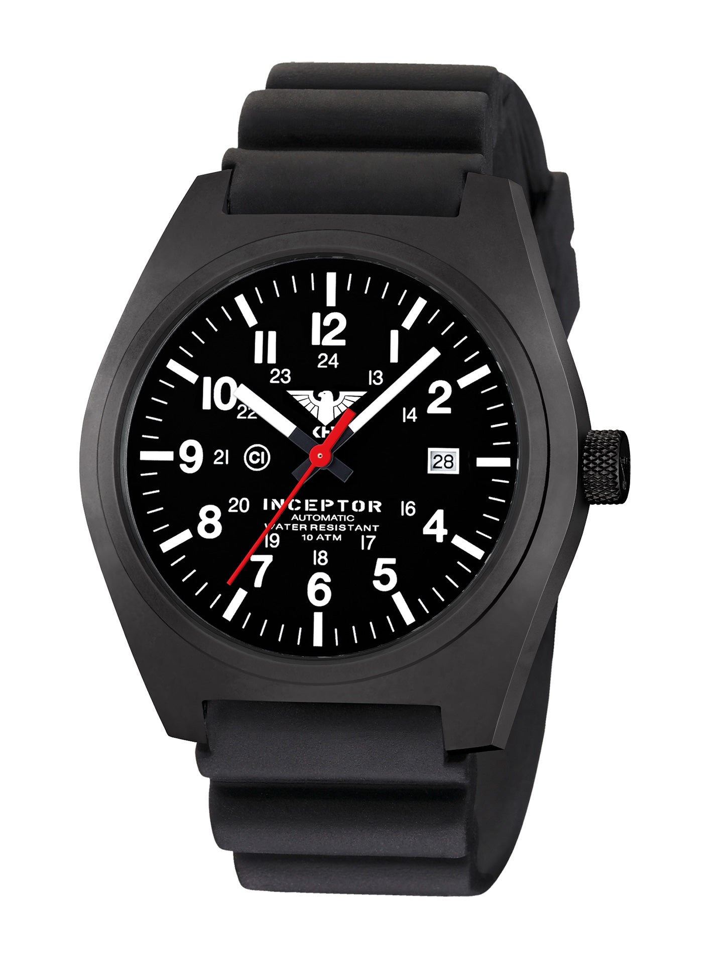 INCEPTOR | Automatic Analog | Black Steel