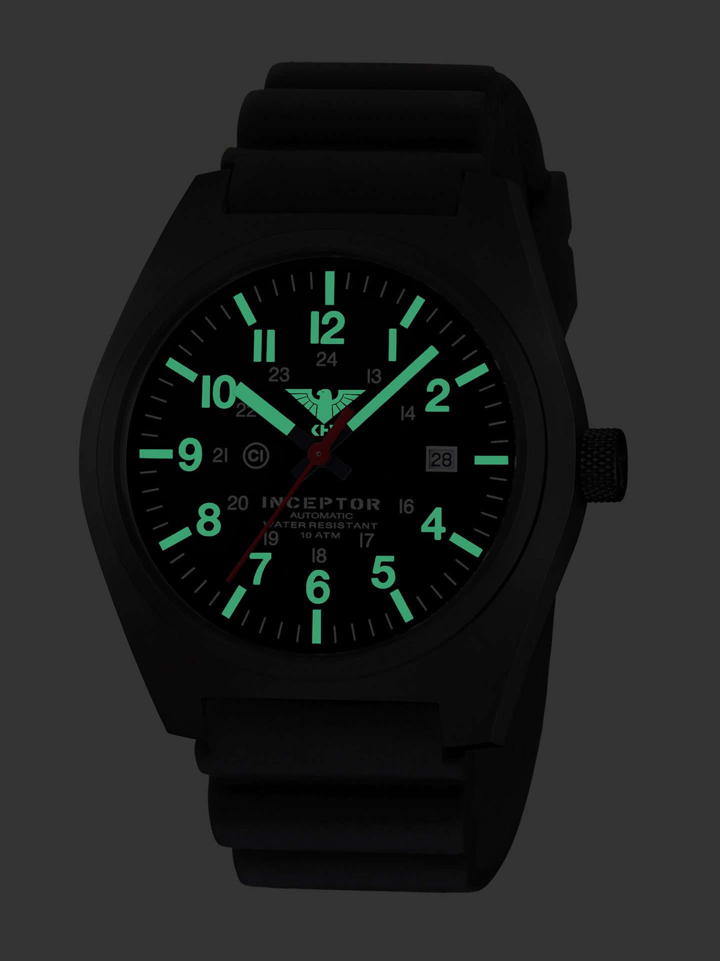 INCEPTOR | Automatic Analog | Black Steel