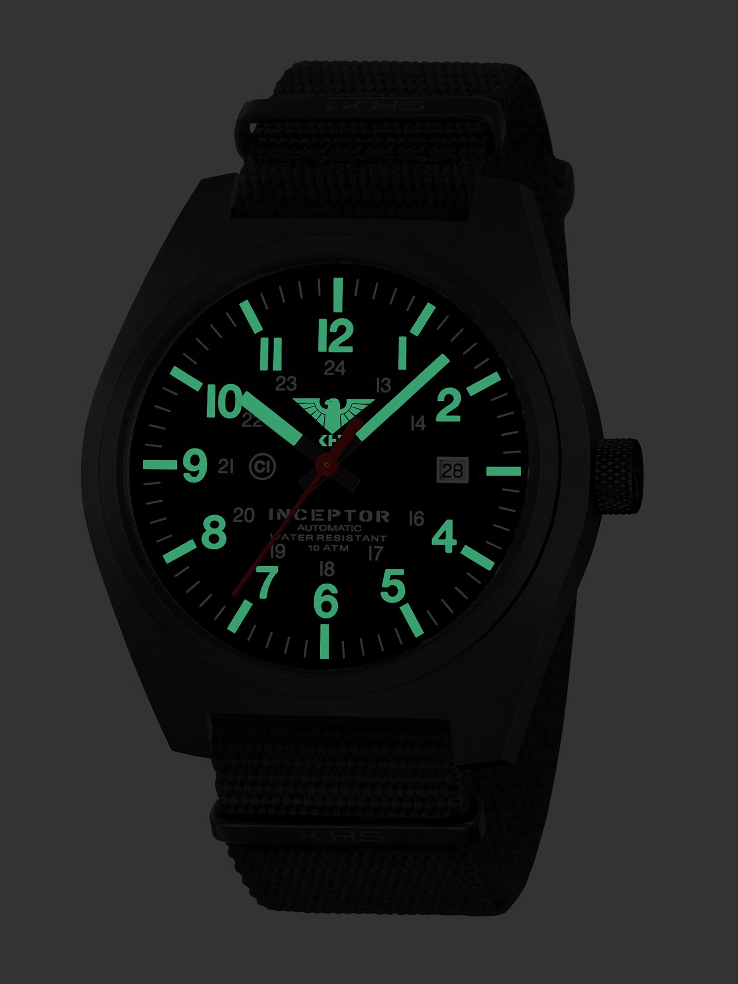 INCEPTOR | Automatic Analog | Black Steel