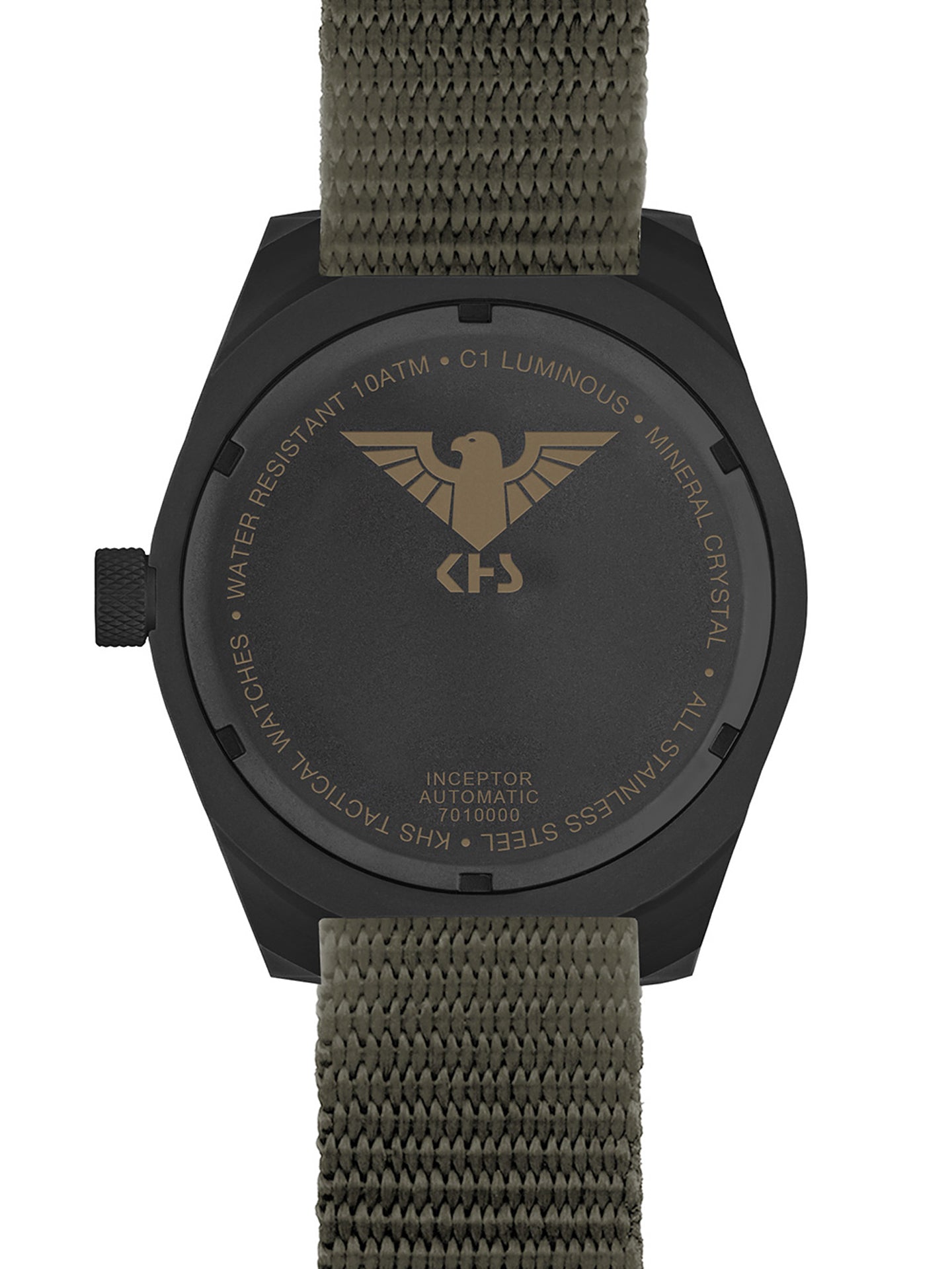 INCEPTOR | Automatic Analog | Black Steel