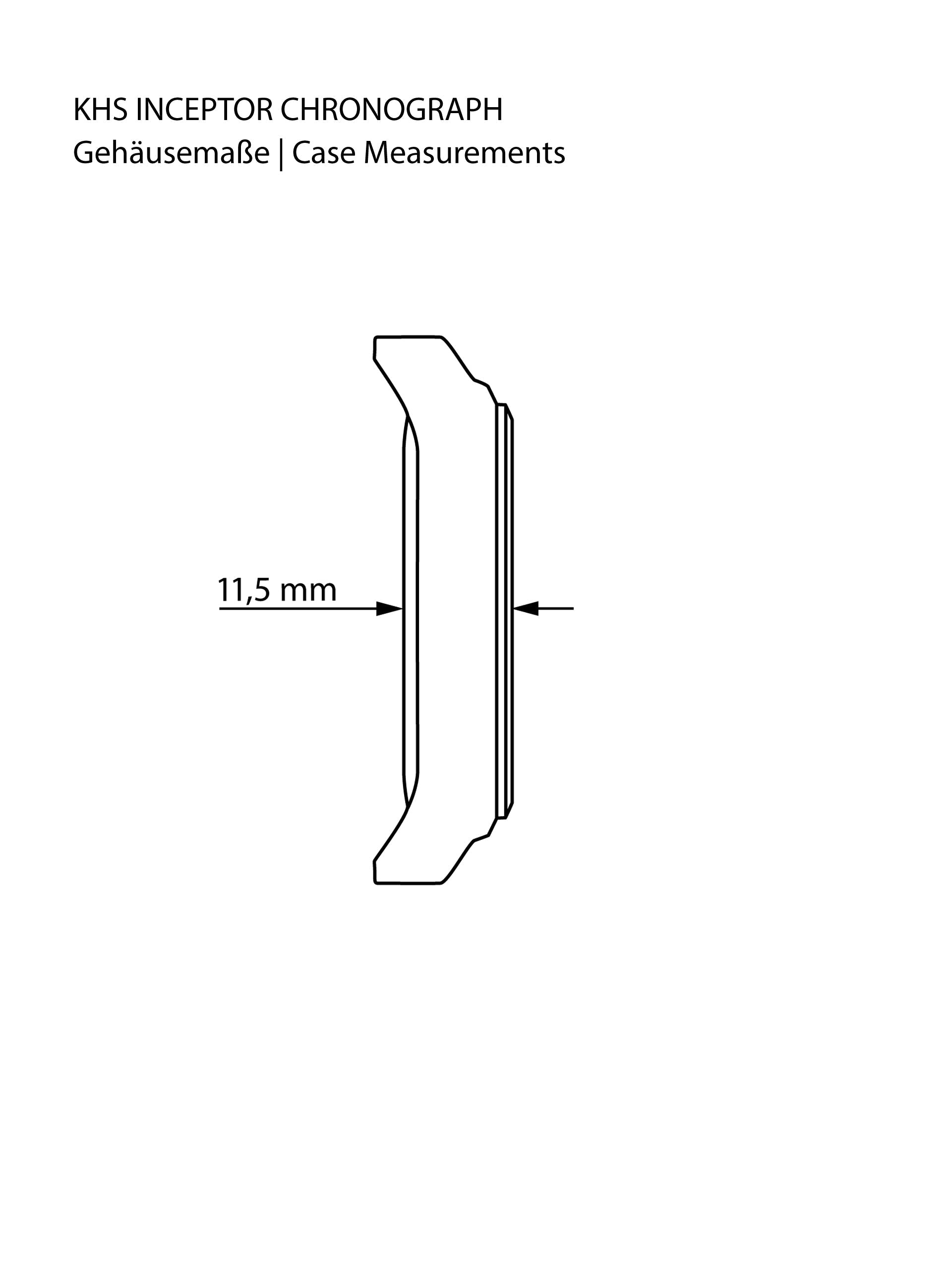 INCEPTOR | Quarz Chronograph | Black Steel