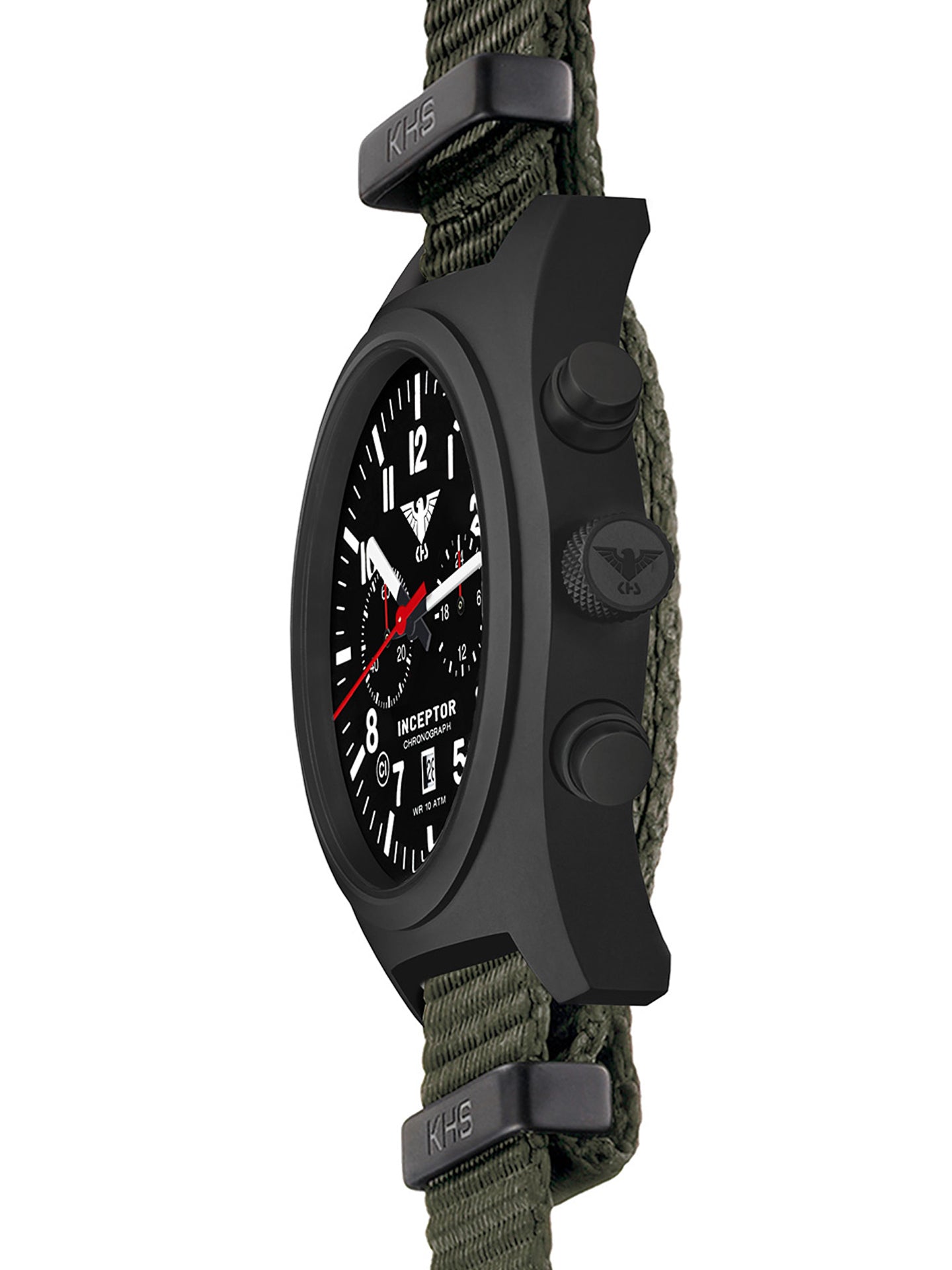 INCEPTOR | Quarz Chronograph | Black Steel