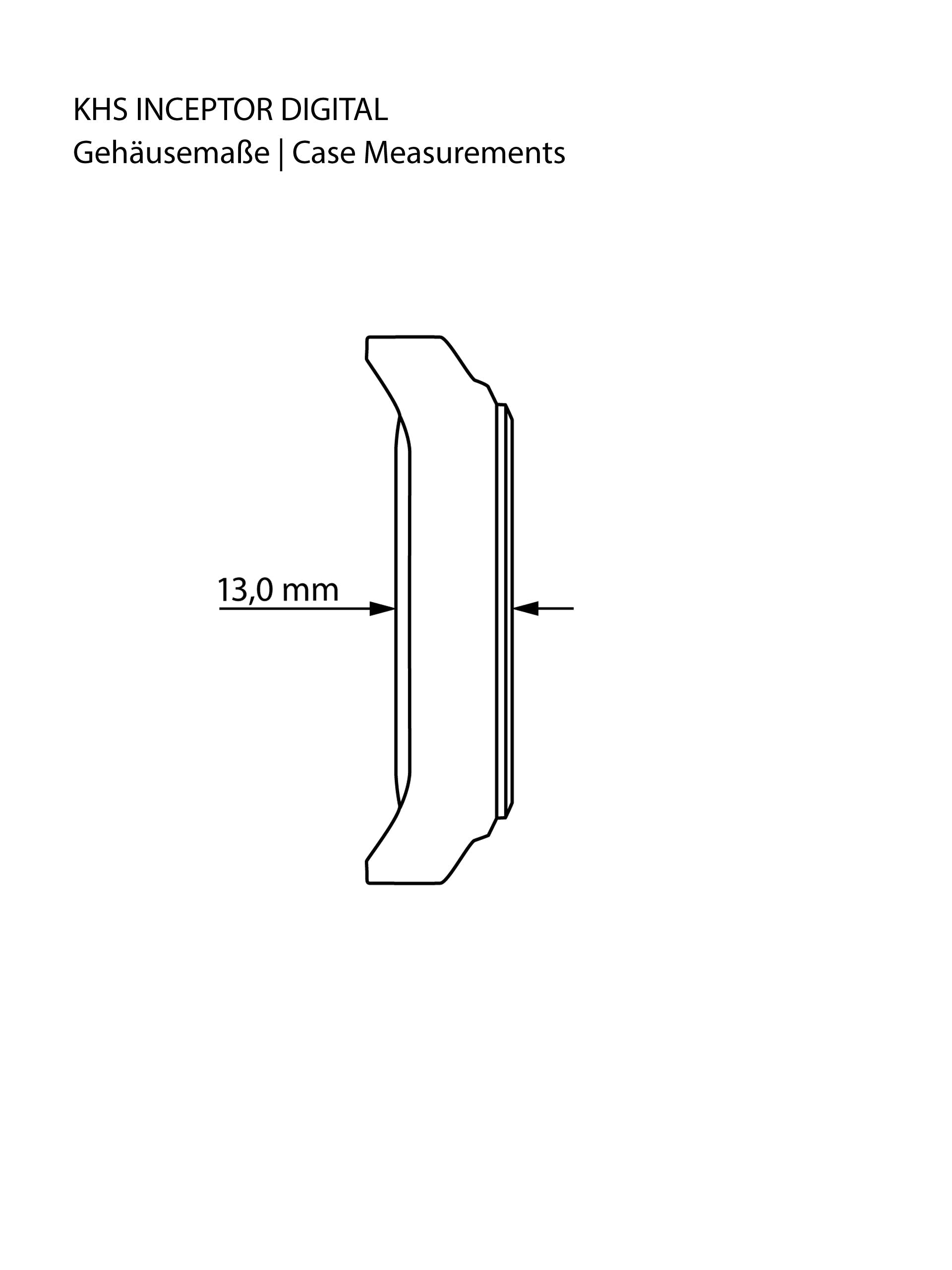 INCEPTOR | Quarz Digital | Black Steel