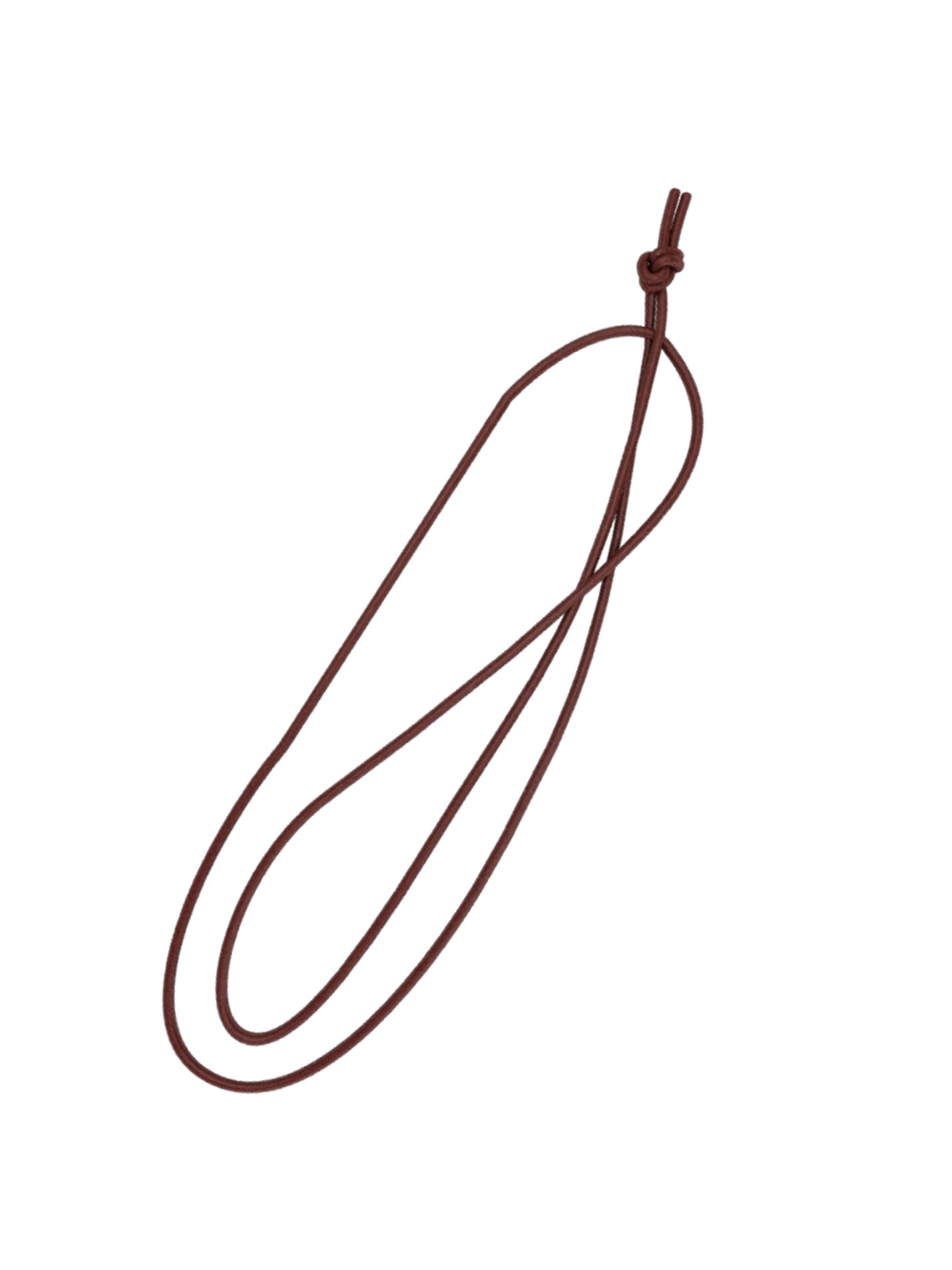 Leather necklace 75cm