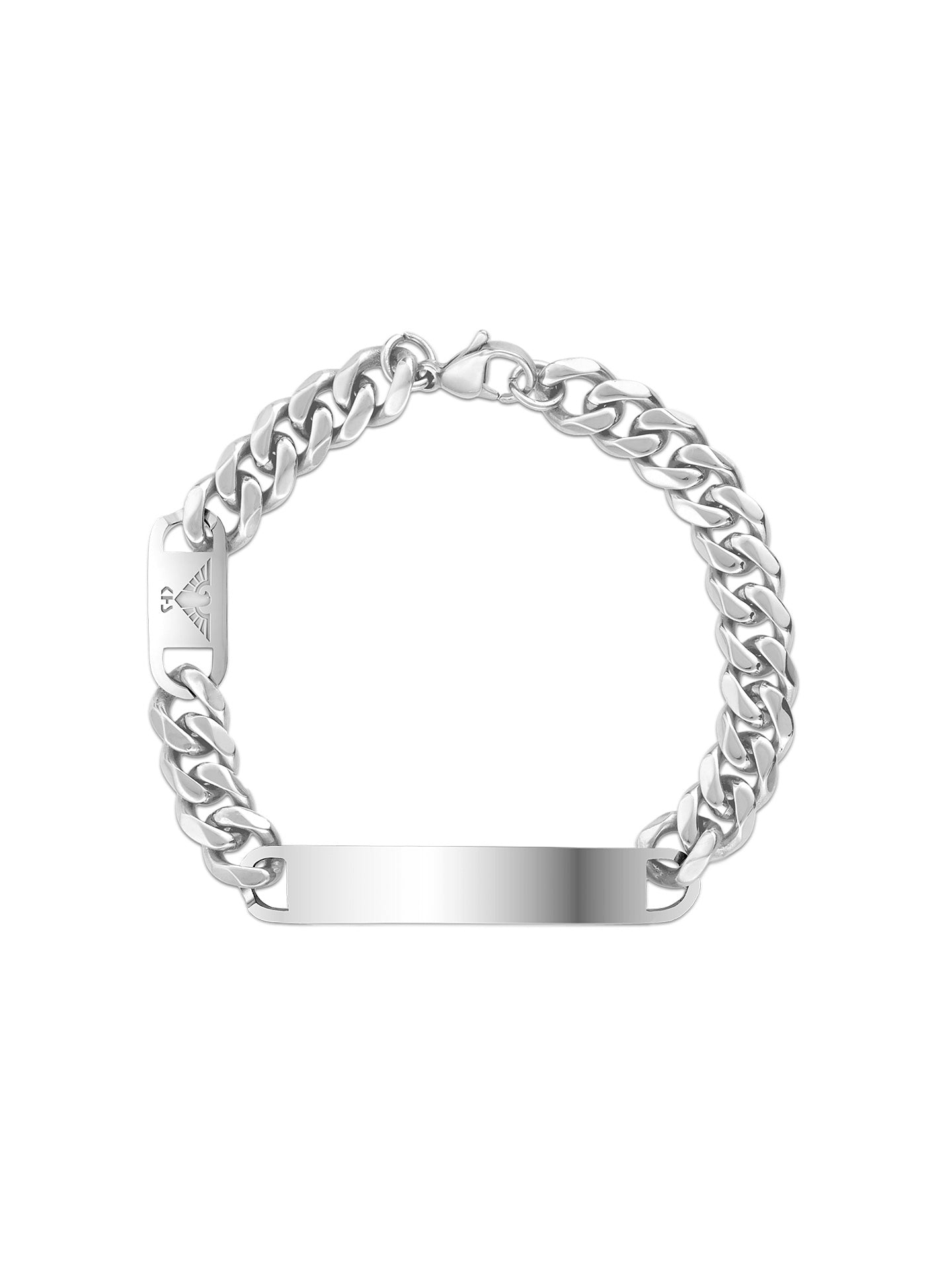 Tank chain 22cm with engraving plate