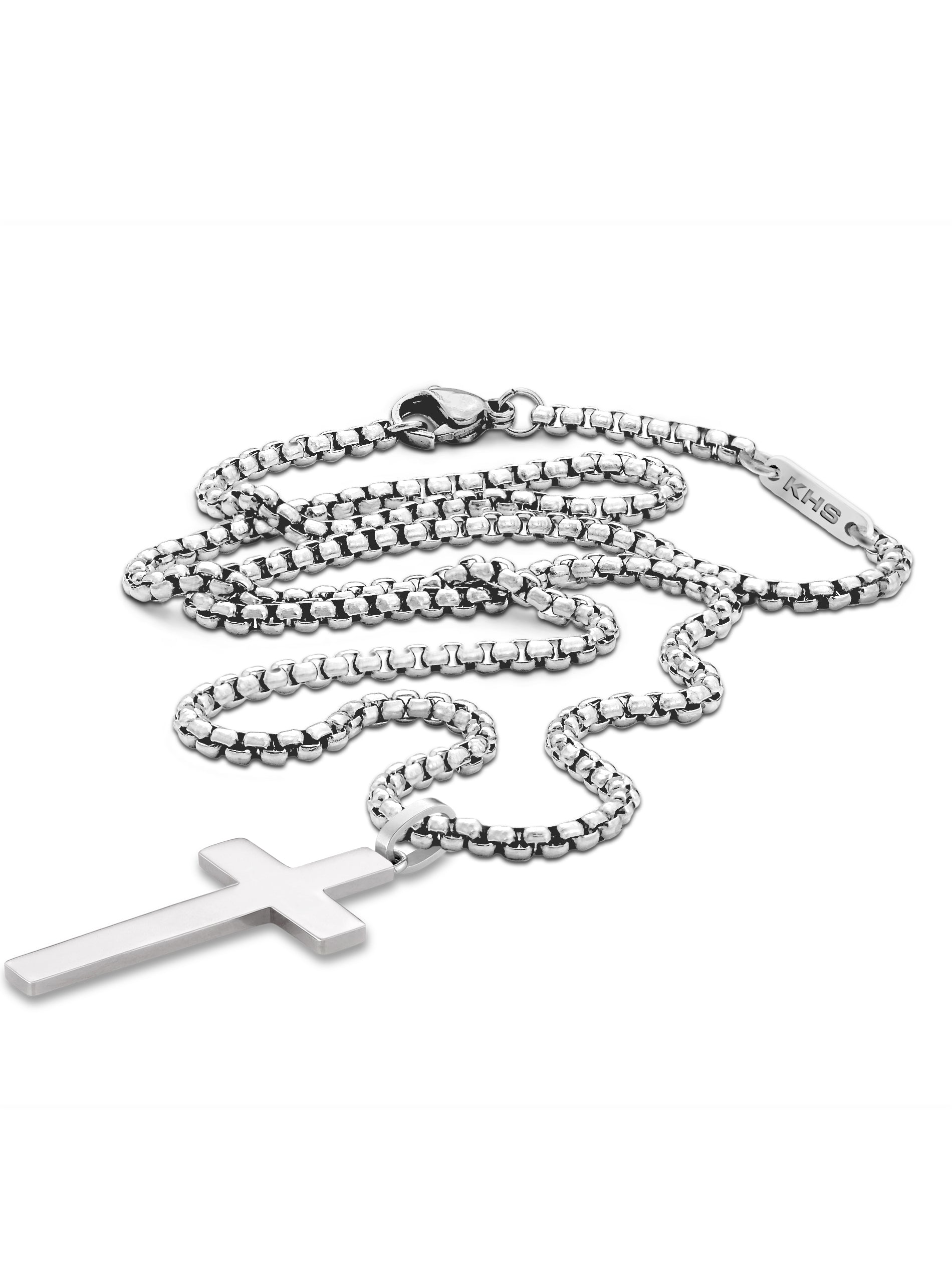 Kreuz 35mm mit Rollokette 55cm