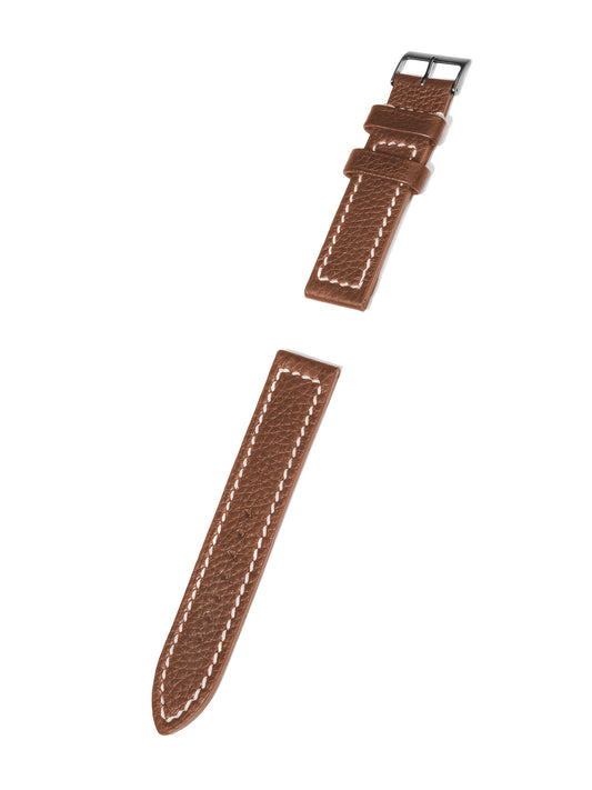 Leather Band Buffalo Leather  Brown 22mm