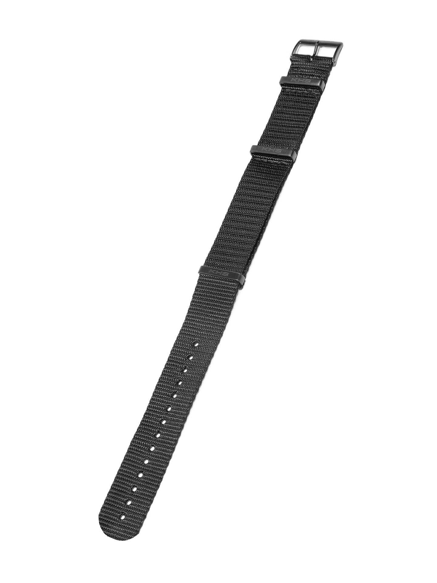 Natoband SENTINEL® Schwarz 22mm