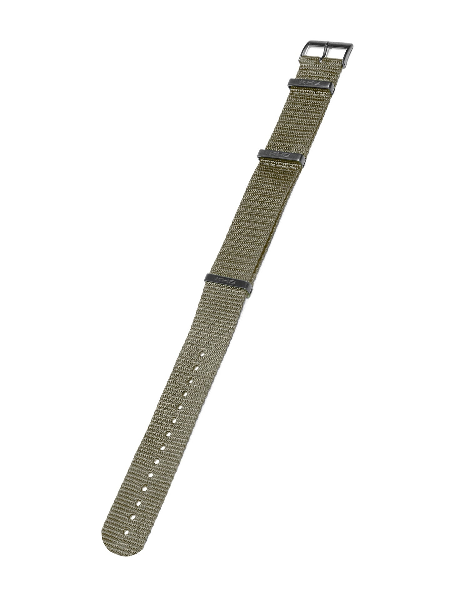 Natoband Steingrau-Oliv 22mm