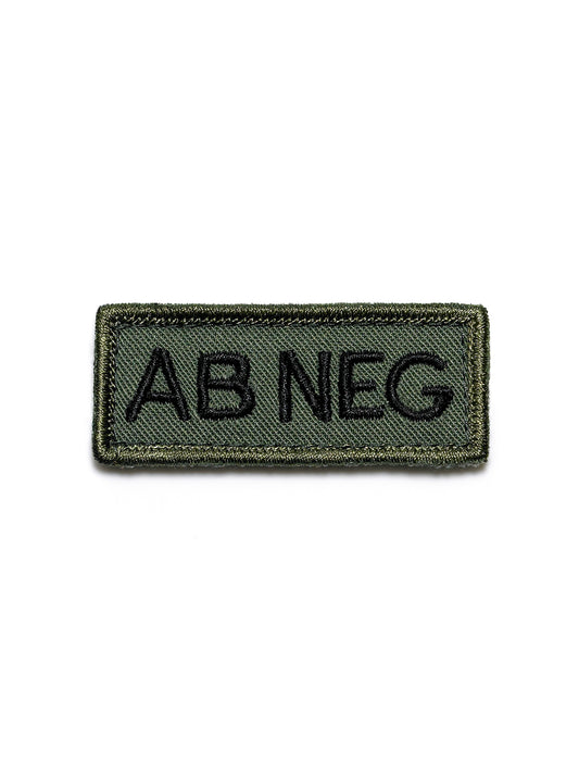 Blood type Patch AB - Olive