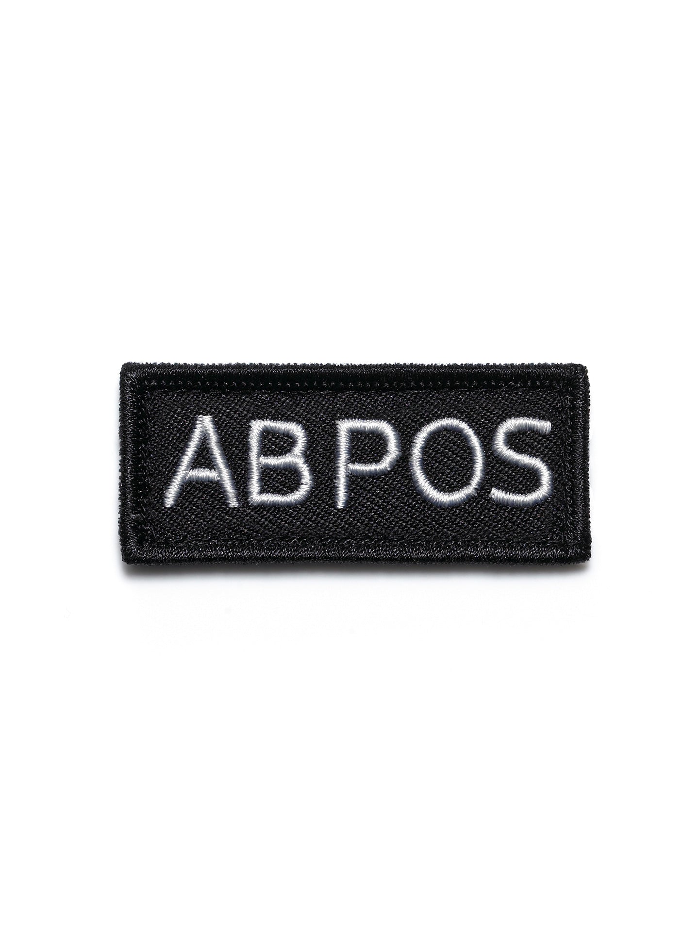 Blood type Patch AB + black