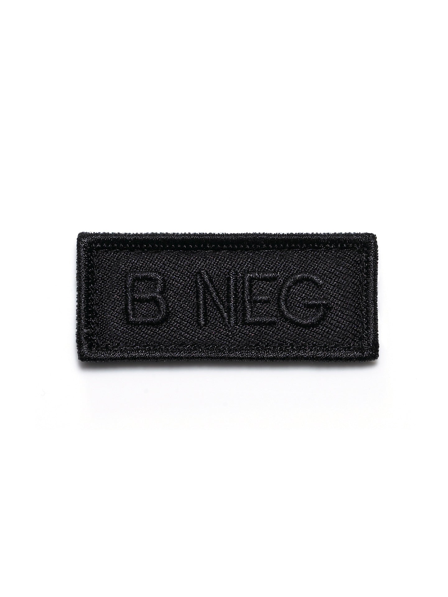 Blood type Patch B - black