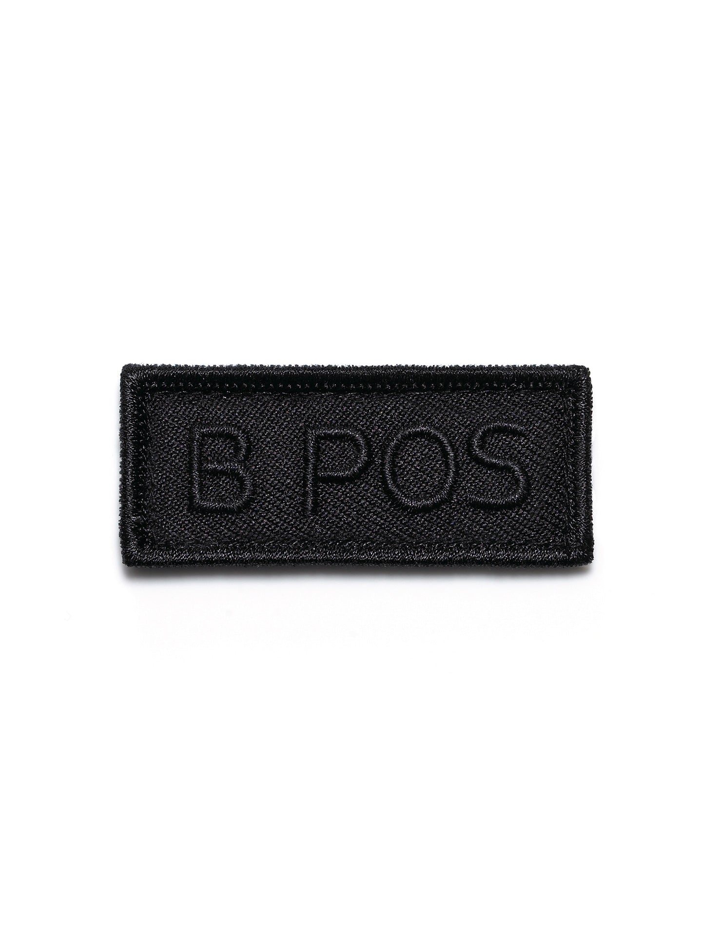Blood type Patch B + black