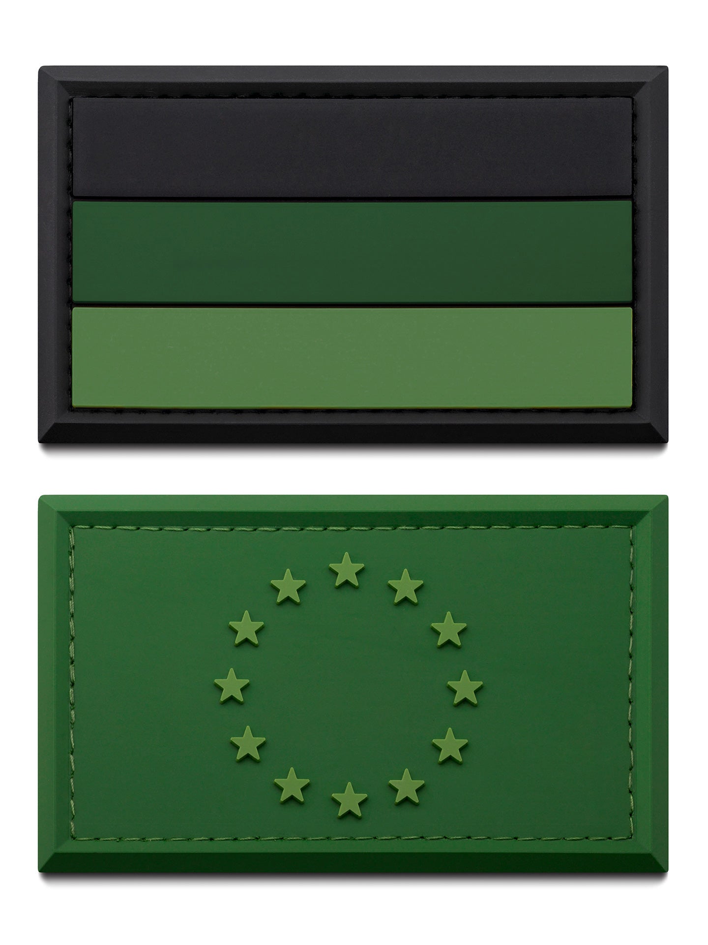Flag Patches DE and EU Olive
