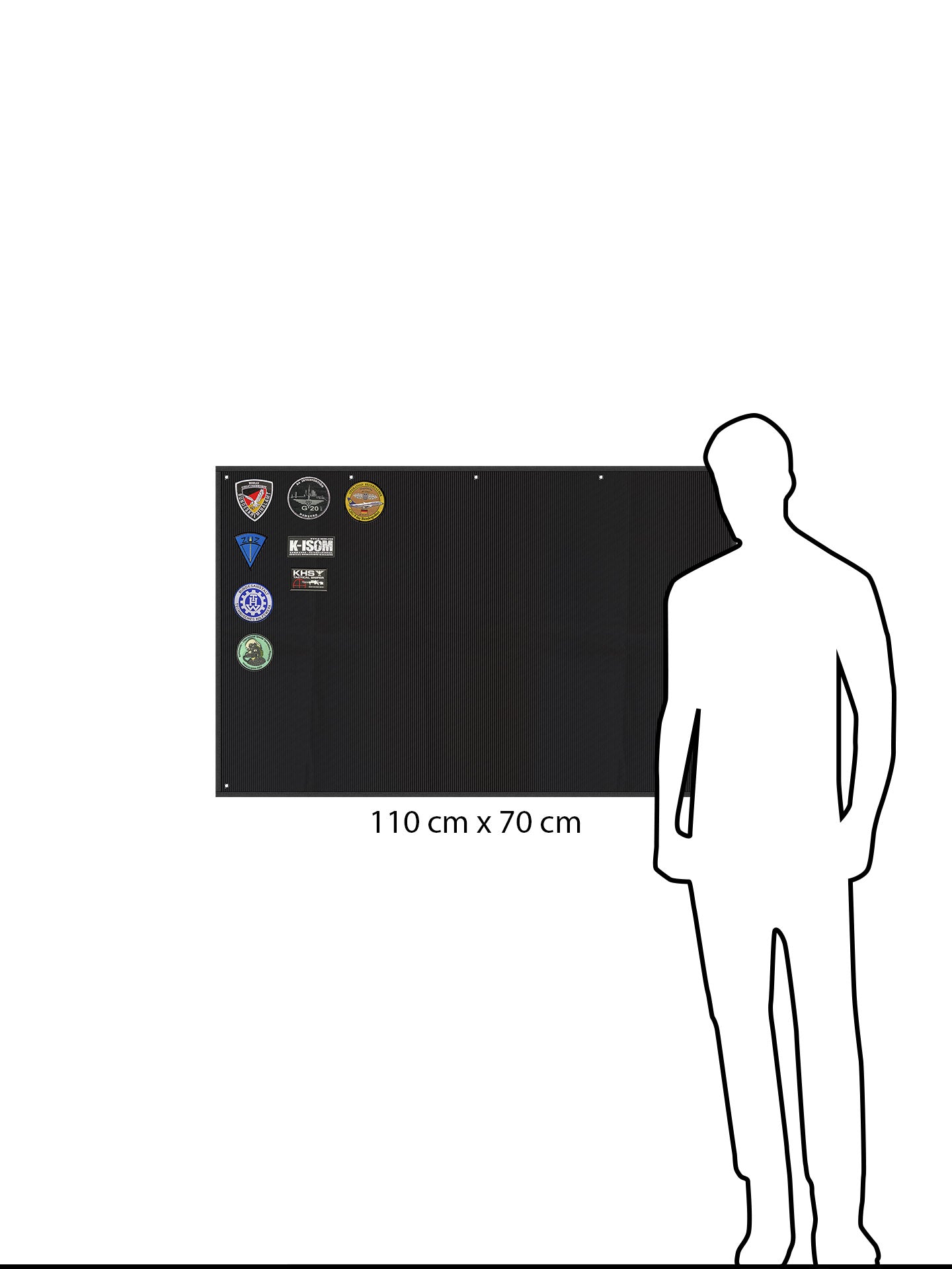 KHS Patch-Wall | 110 cm x 70 cm